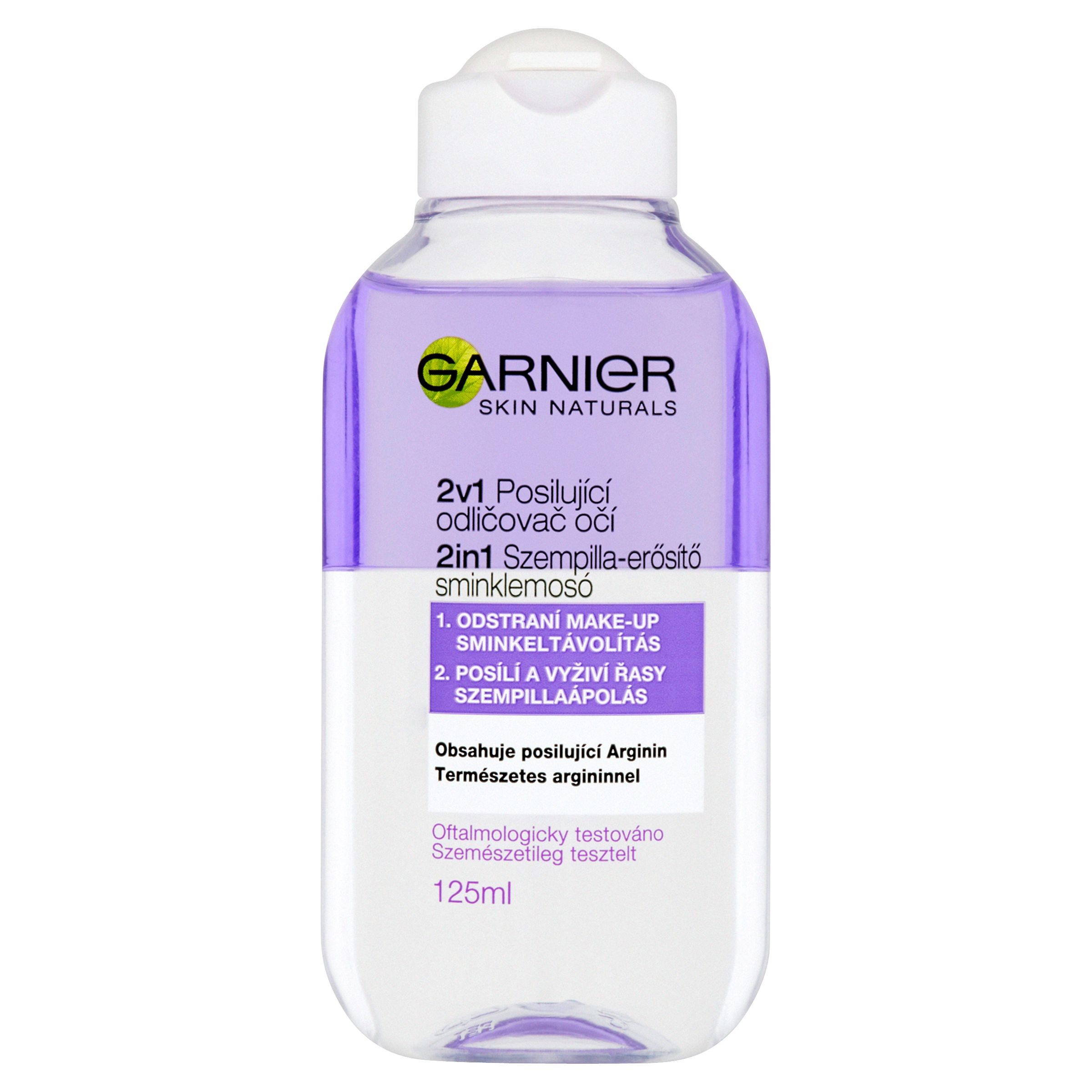 Drogerie a kosmetika - Garnier Skin Naturals 2v1 posilující odličovač očí 125 ml