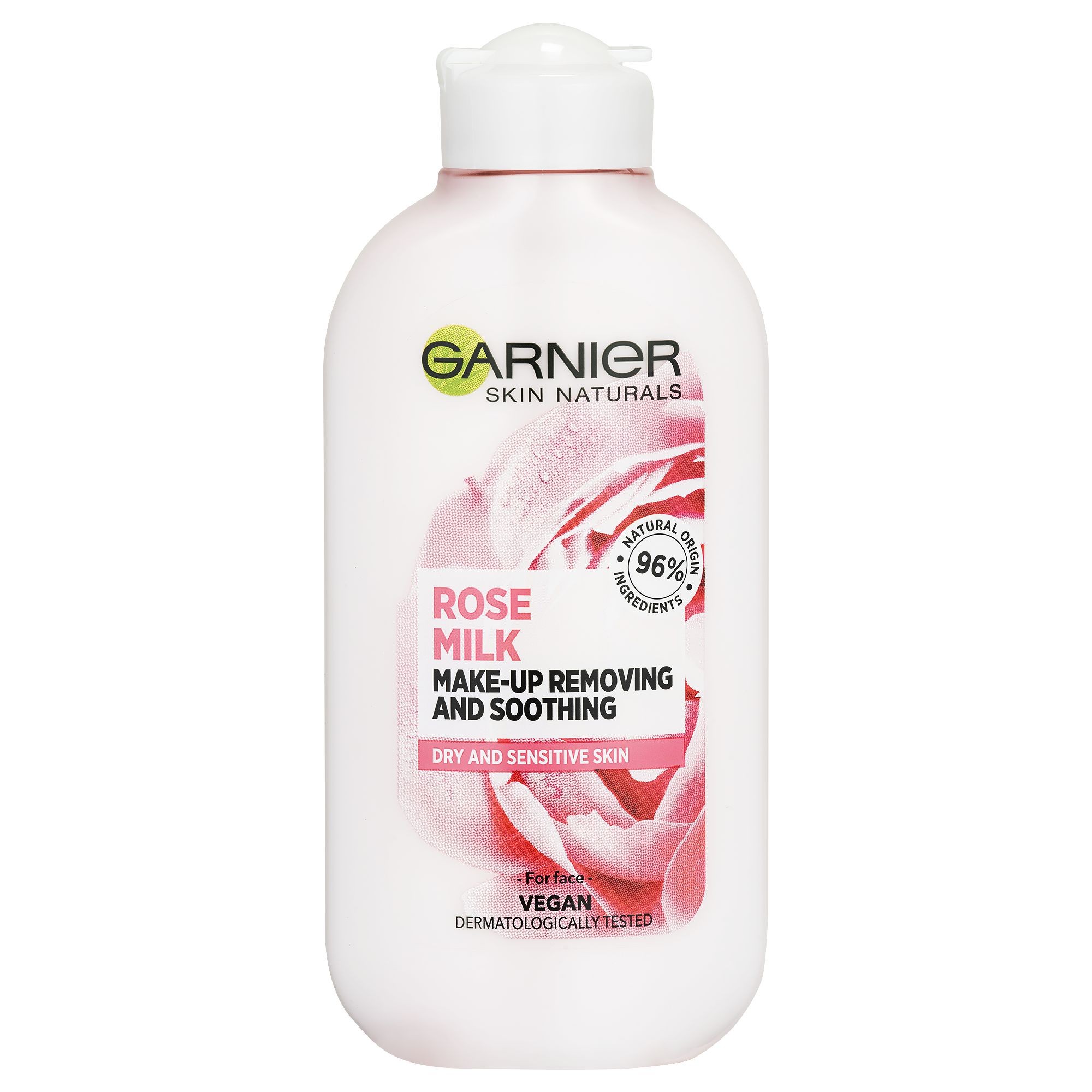 Drogerie a kosmetika - Garnier Skin Naturals Botanical Rose Water odličovací mléko 200 ml