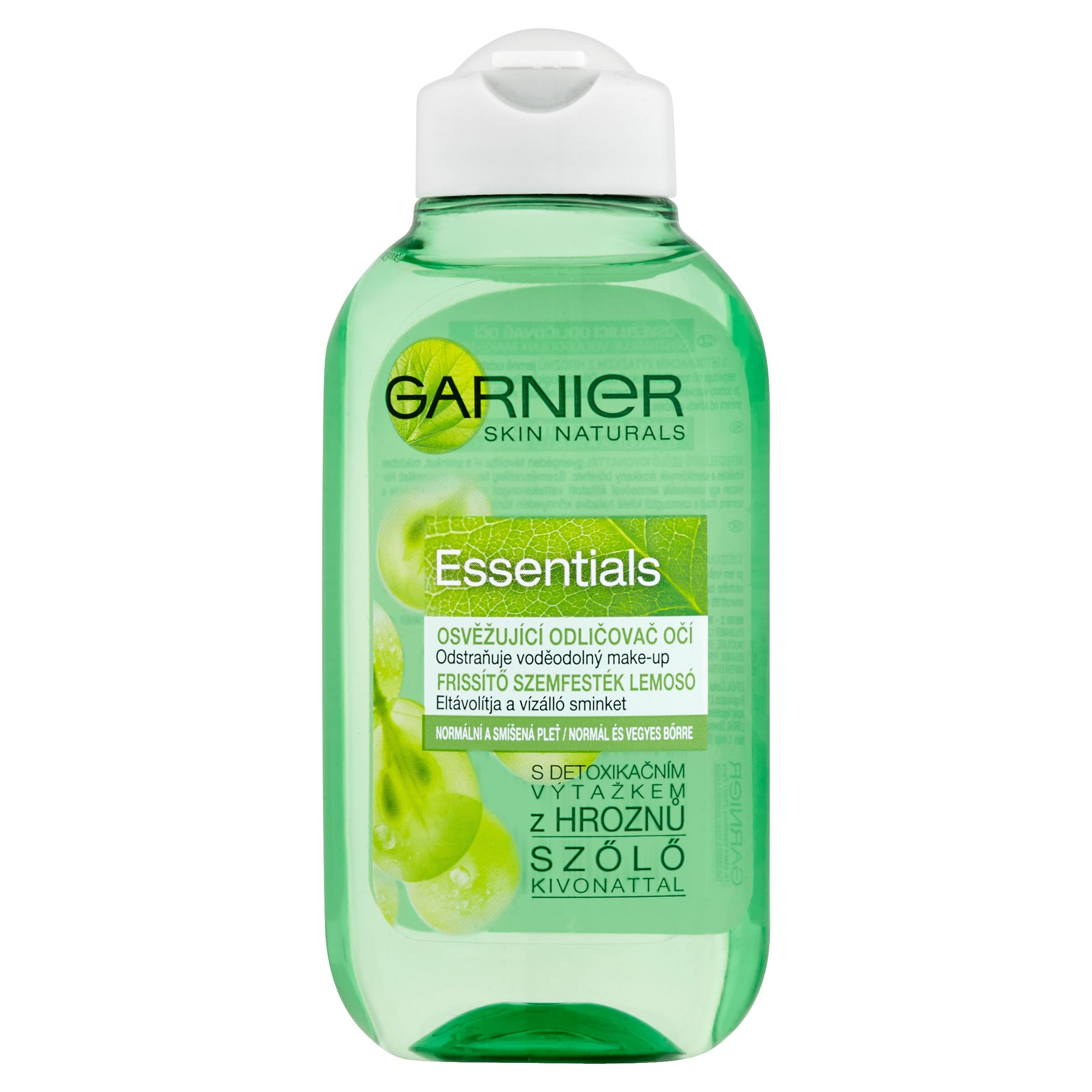 Drogerie a kosmetika - Garnier Skin Naturals Essentials osvěžující odličovač očí pro normální a smíšenou pleť 125 ml