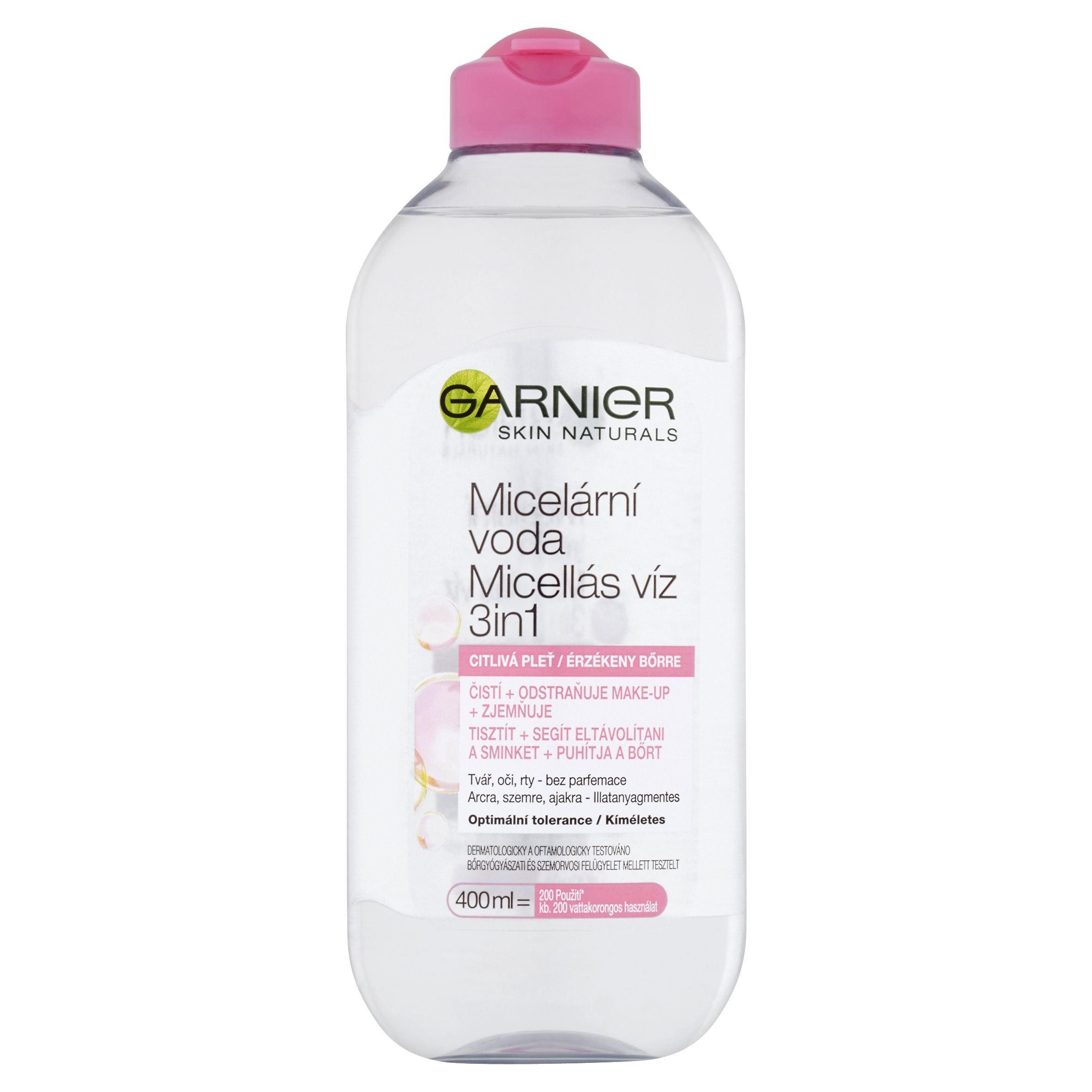 Drogerie a kosmetika - Garnier Skin Naturals micelární voda 3in1 pro citlivou pleť 400ml