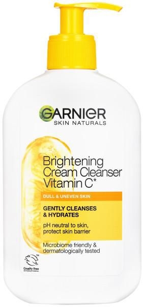Drogerie a kosmetika - Garnier Skin Naturals rozjasňující čisticí krém s vitaminem C 250 ml