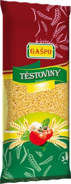 Trvanlivé potraviny - Gašpo Kuličky těstoviny nevaječné 250g