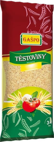 Trvanlivé potraviny - Gašpo Těstoviny bezvaječné hvězdičky 250 g