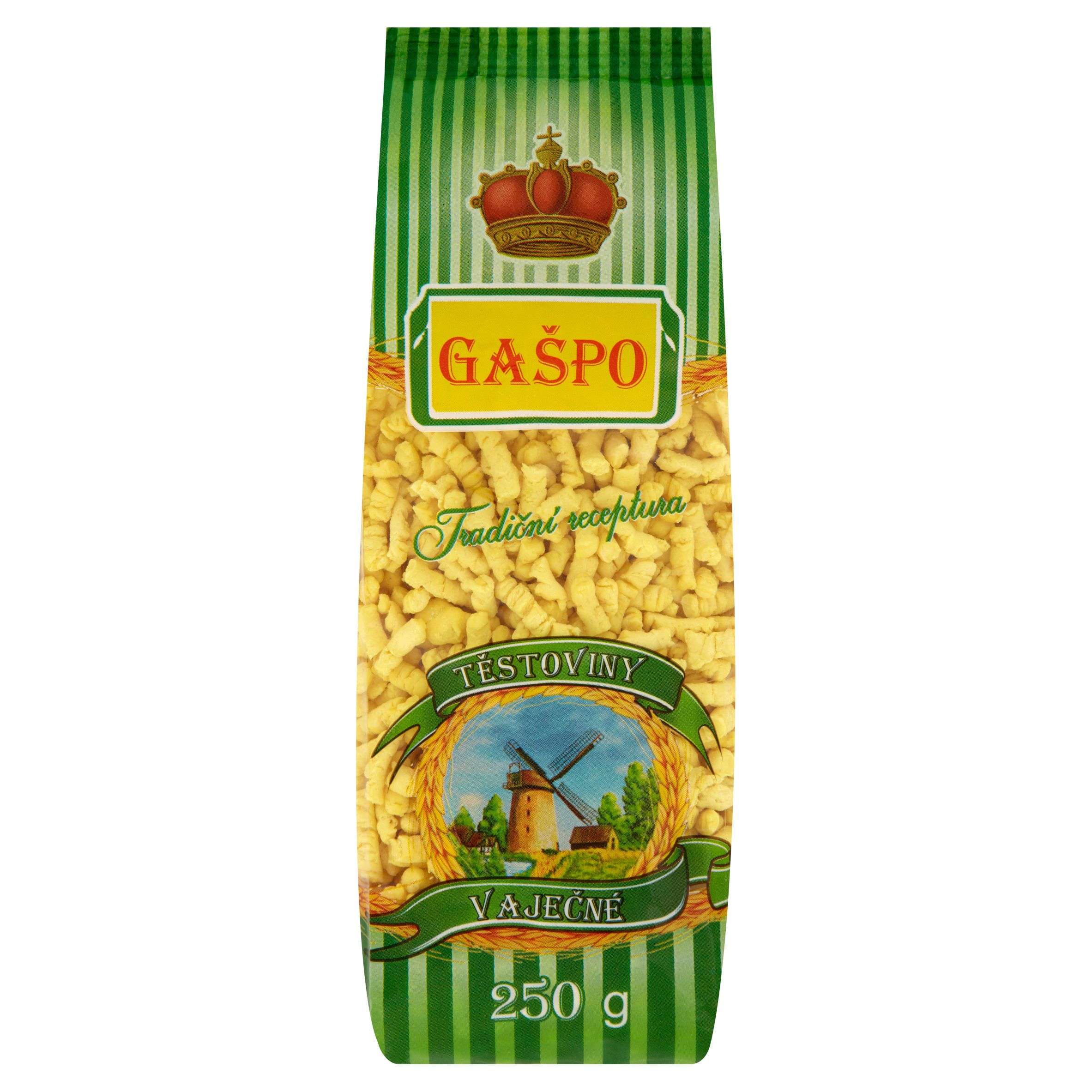 Trvanlivé potraviny - Gašpo Těstoviny vaječné polévkové drobení 250 g