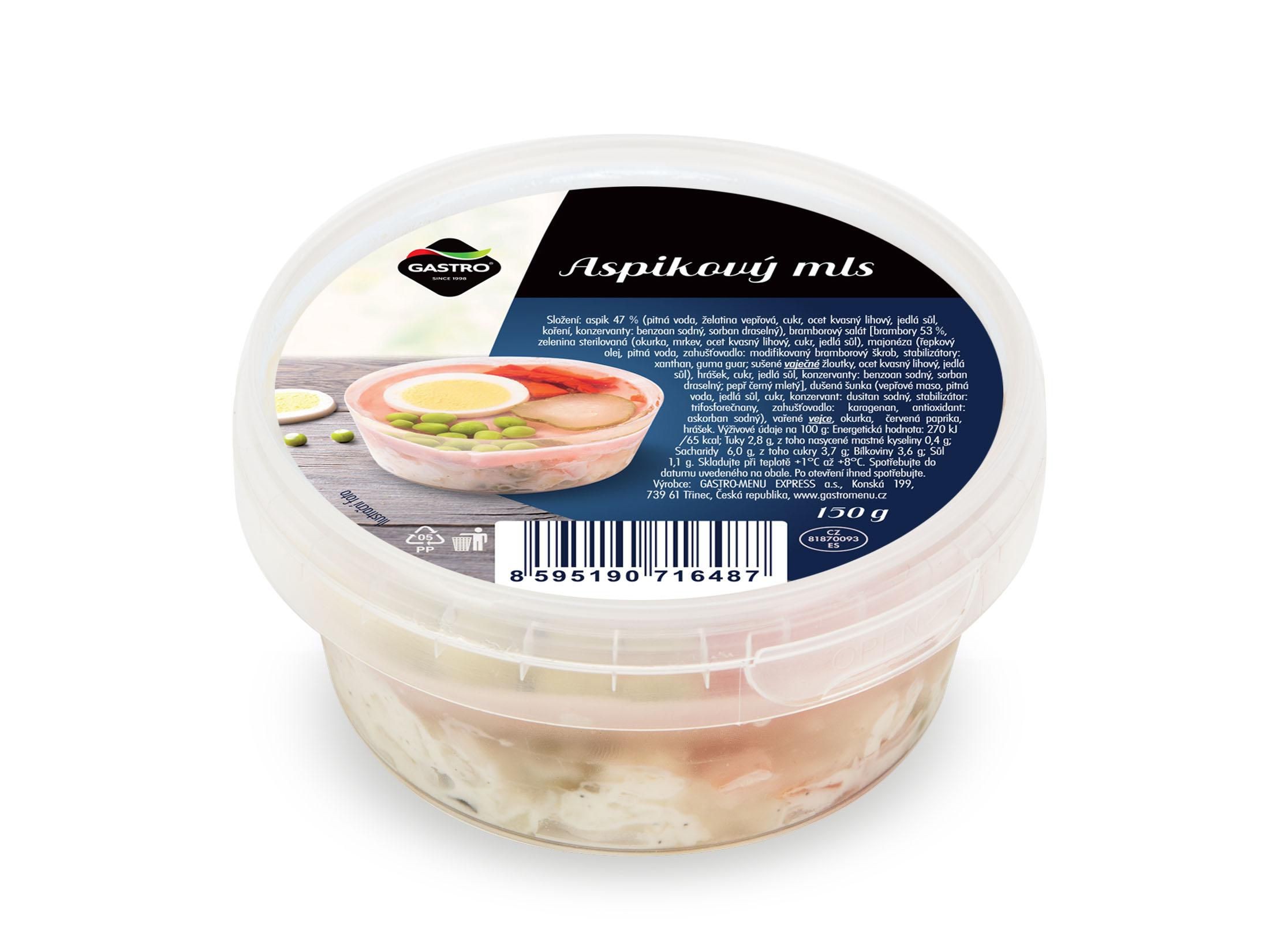Uzeniny a lahůdky - Gastro Menu Aspikový mls 150g