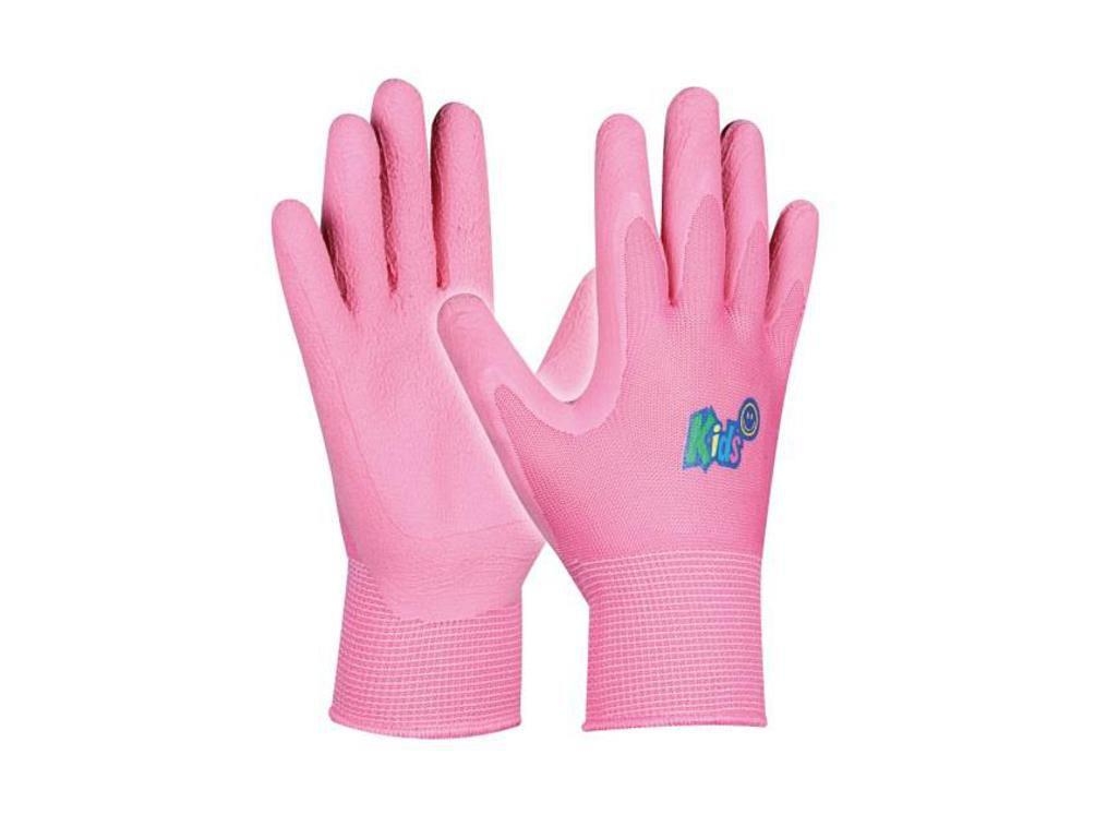 Domácnost a Zahrada - GEBOL KIDS PINK dětské pracovní rukavice vel. 5