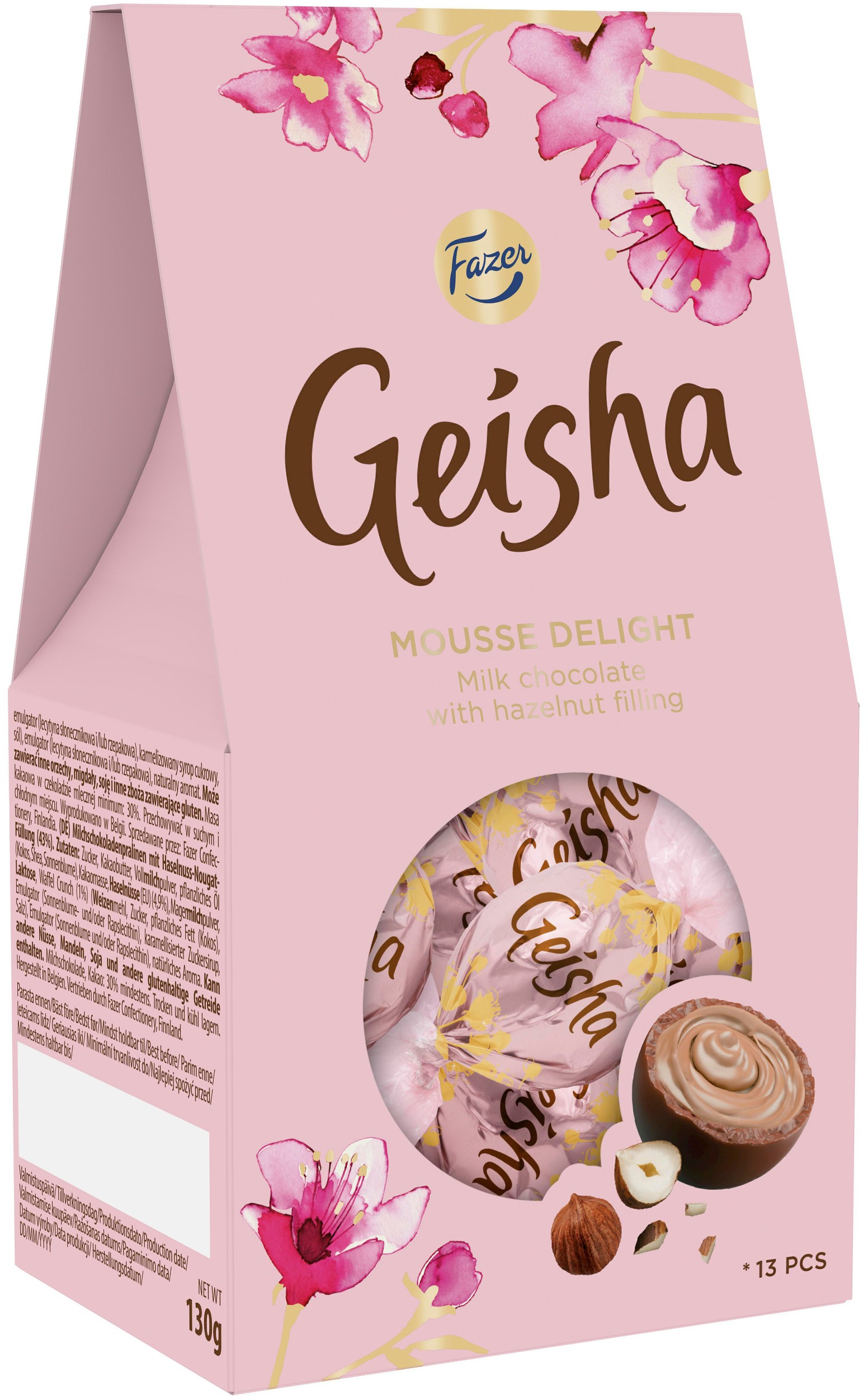 Trvanlivé potraviny - Geisha Bonboniéra Mousse Delight 130g
