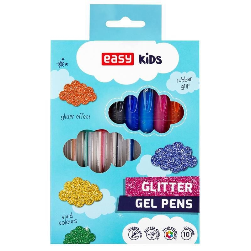 Domácnost a Zahrada - Gelové pero Glitter 10 barev