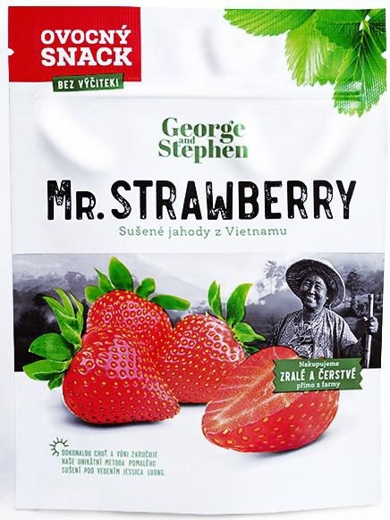 Trvanlivé potraviny - George and Stephen Mr. Strawberry Sušené jahody 40 g