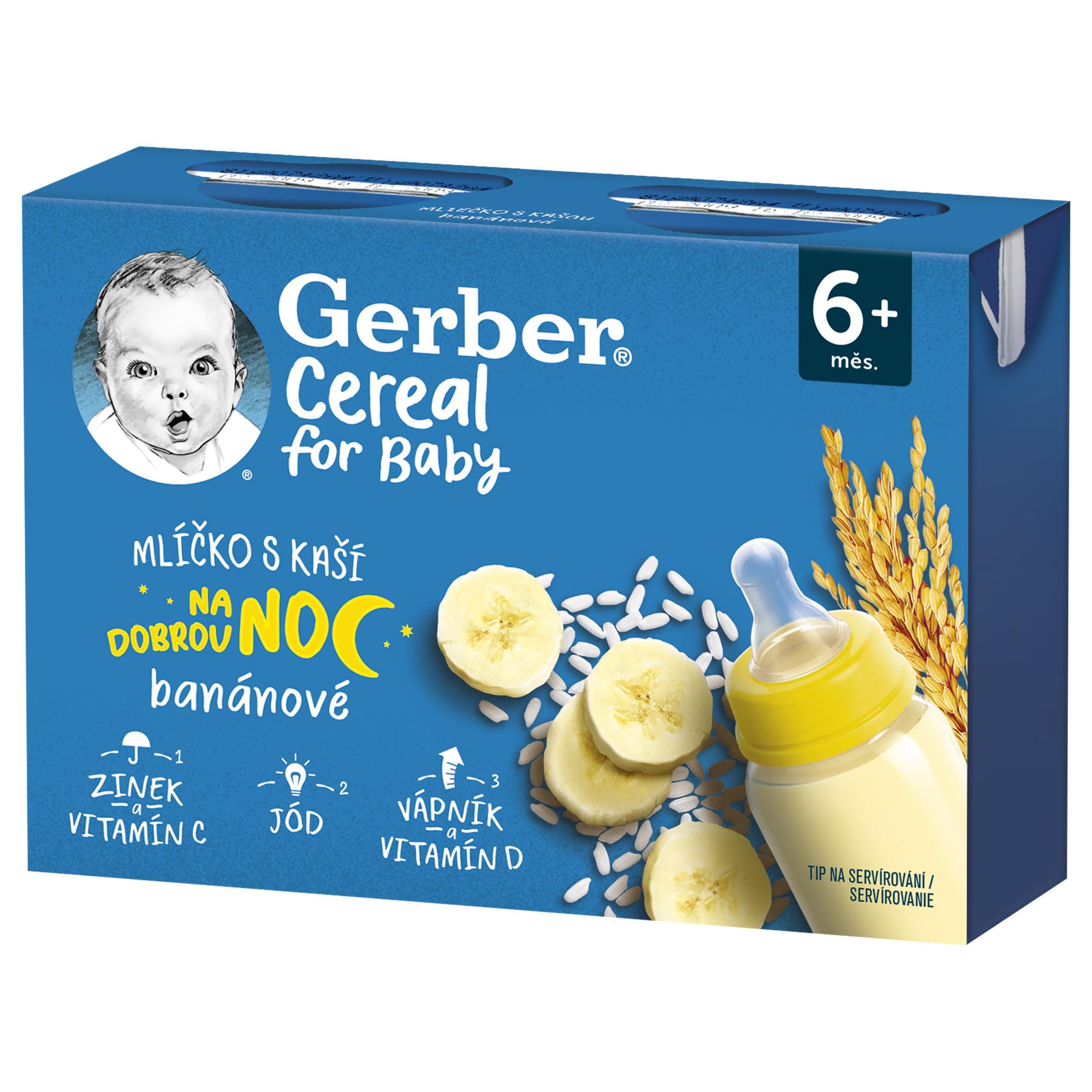 Svět dětí - Gerber Cereal mlíčko s kaší banánové 400 ml
