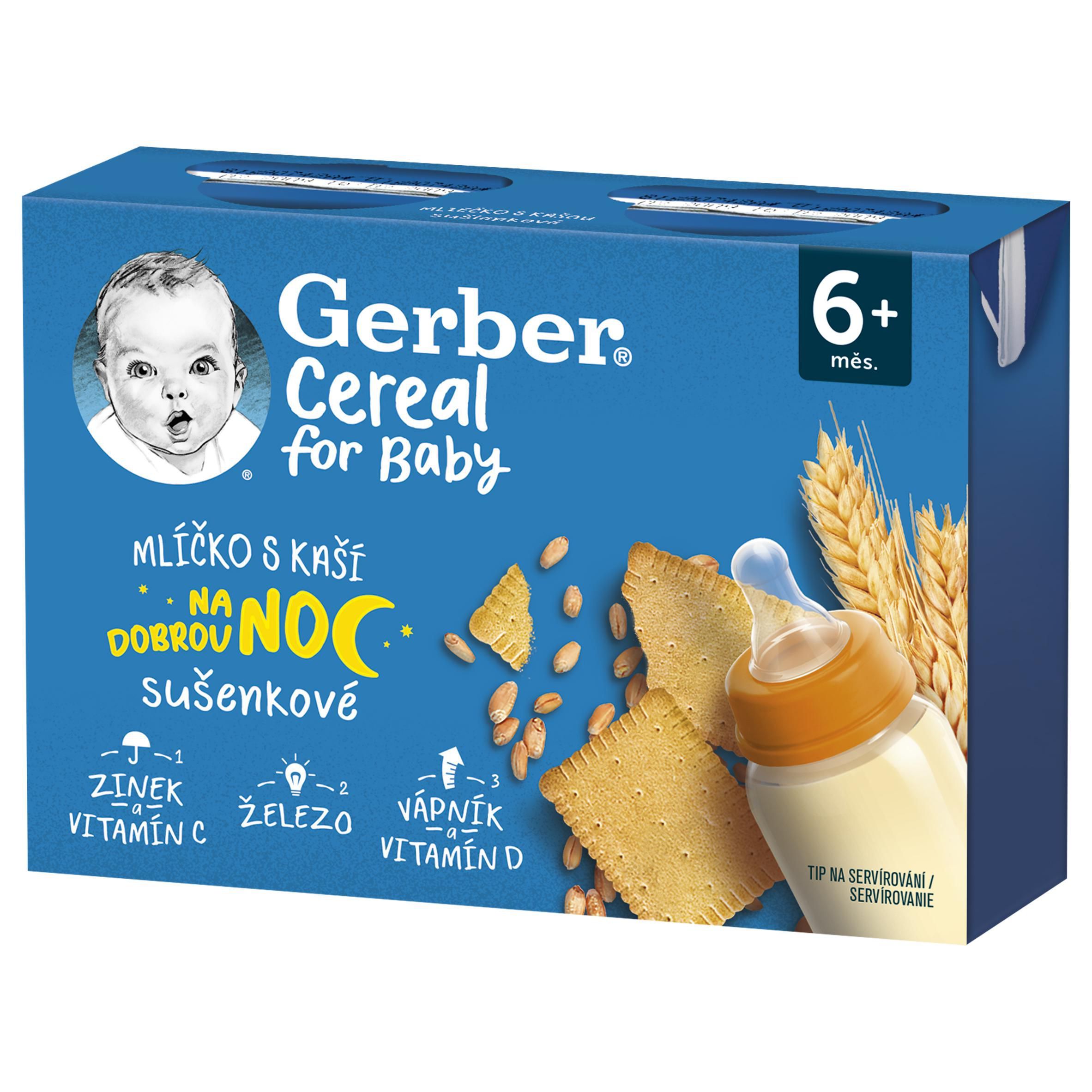 Svět dětí - Gerber Cereal mlíčko s kaší sušenkové 400 ml