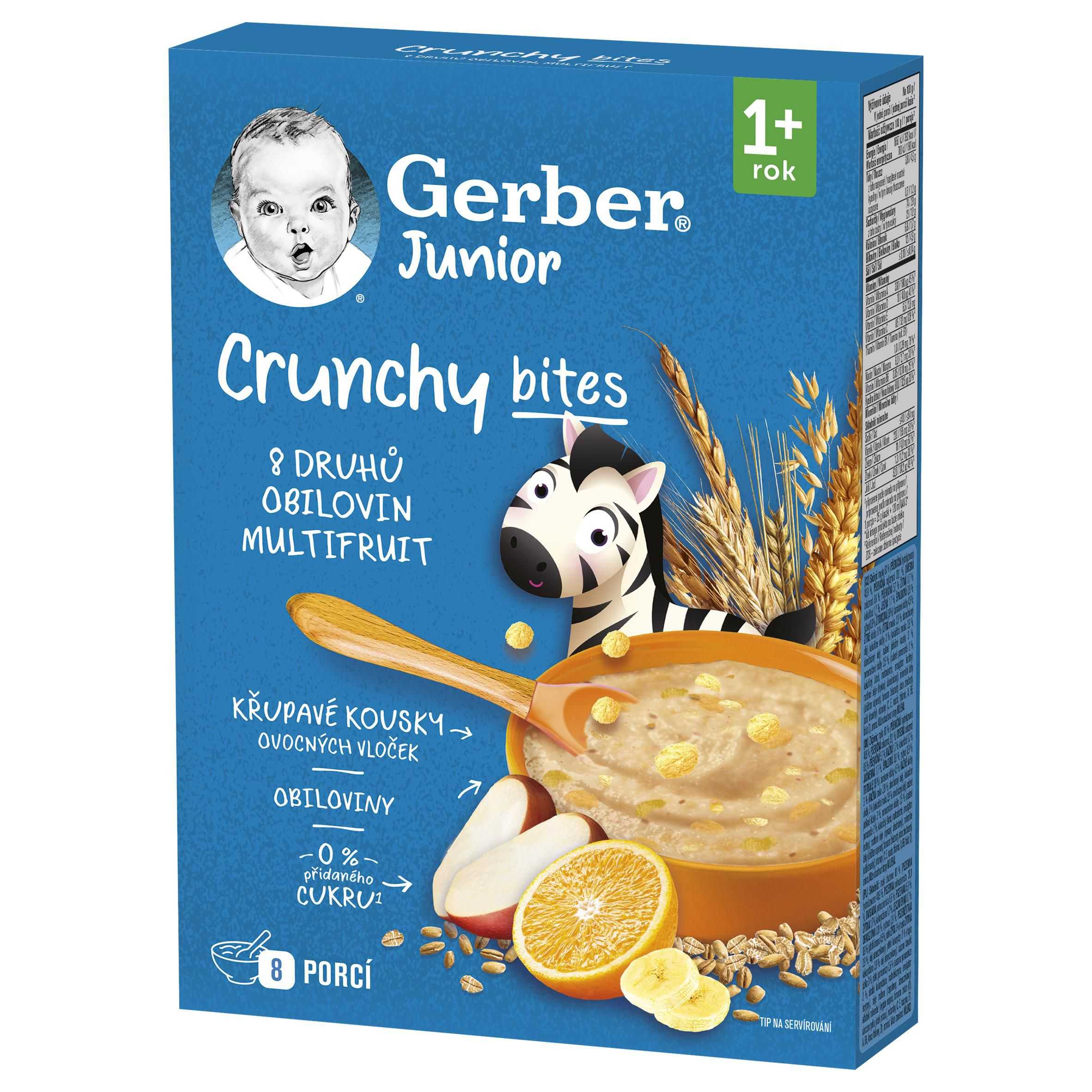 Svět dětí - Gerber Junior nemléčná kaše ovocná s křupavými kousky 200 g