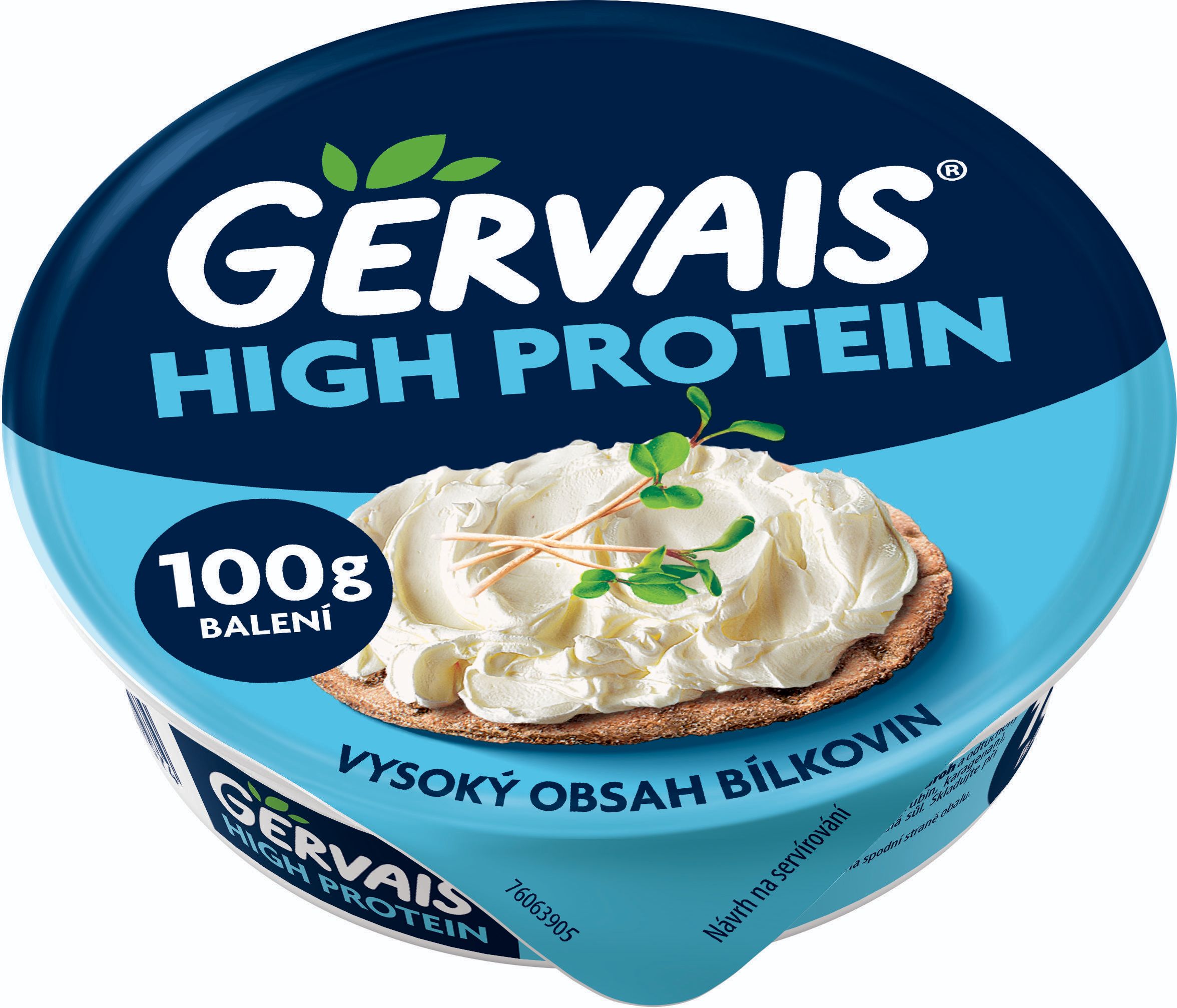 Mléčné a chlazené - Gervais HIGH PROTEIN bez příchutě 100g