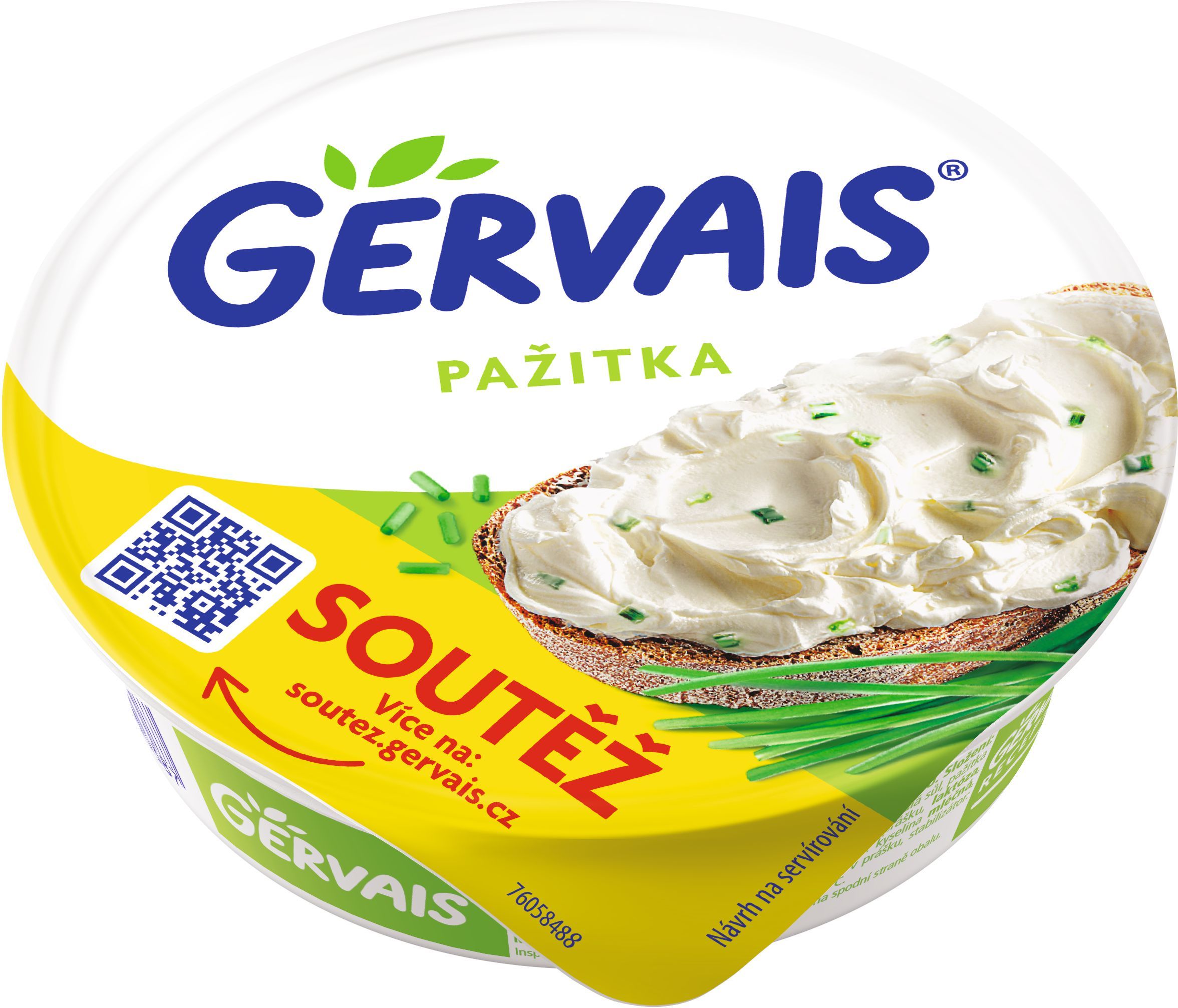 Mléčné a chlazené - Gervais Original Krémový tvarohový sýr s pažitkou 80 g
