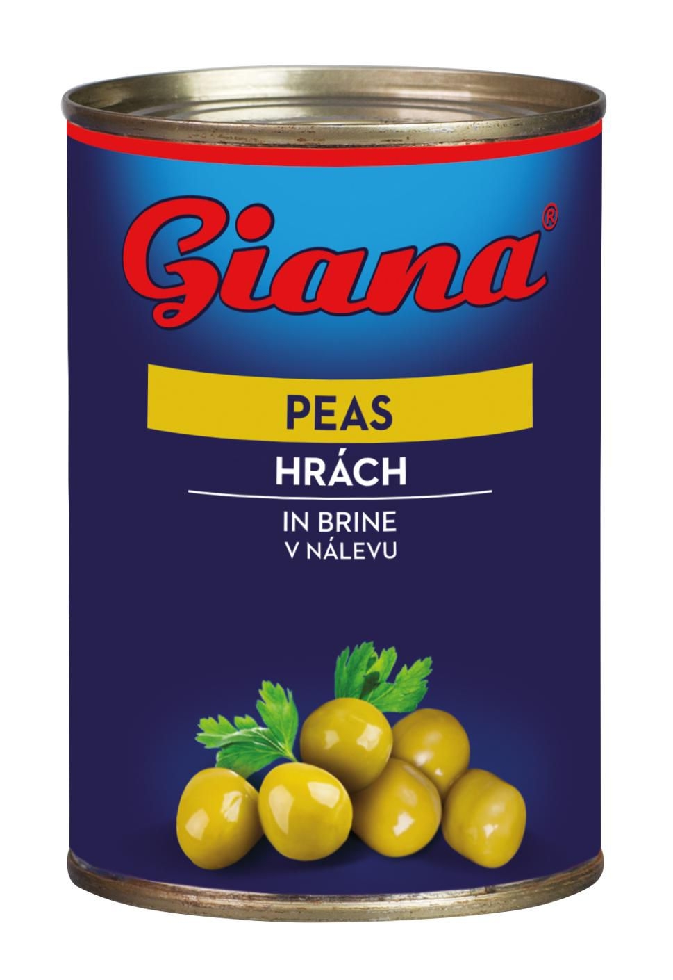 Trvanlivé potraviny - Giana Hrách ve slaném nálevu 400g