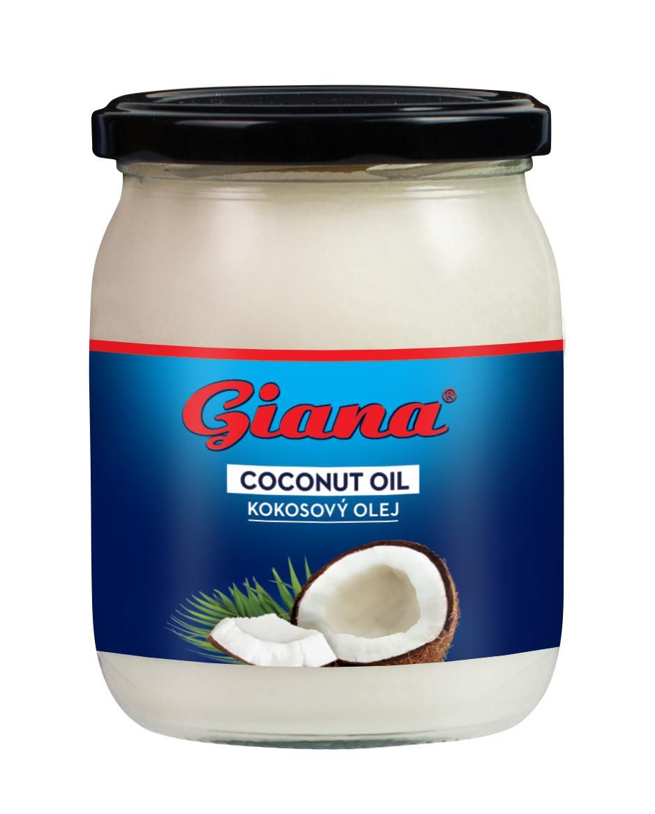 Trvanlivé potraviny - Giana Kokosový olej 500 ml