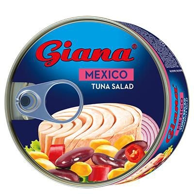 Trvanlivé potraviny - Giana Mexico tuňákový salát 185g
