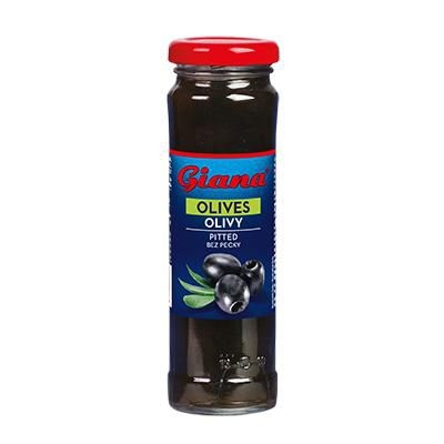 Trvanlivé potraviny - Giana Olivy černé bez pecky 140g