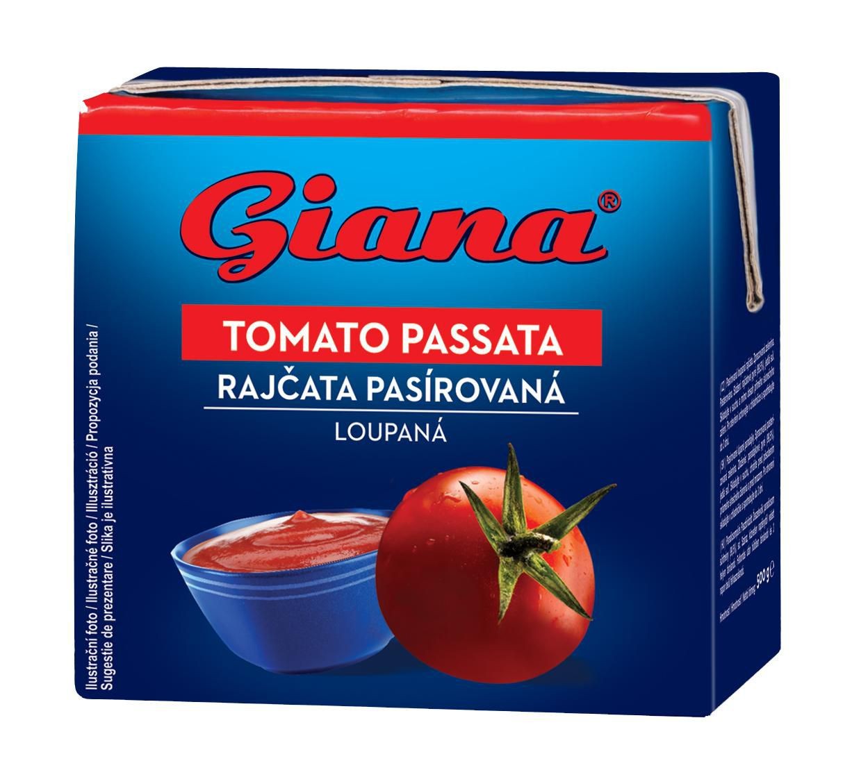 Trvanlivé potraviny - Giana Rajčata pasírovaná 500g