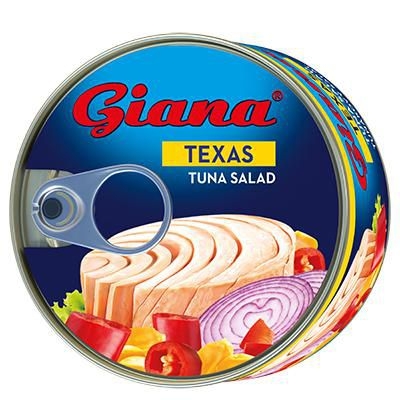 Trvanlivé potraviny - Giana Texas tuňákový salát 185g