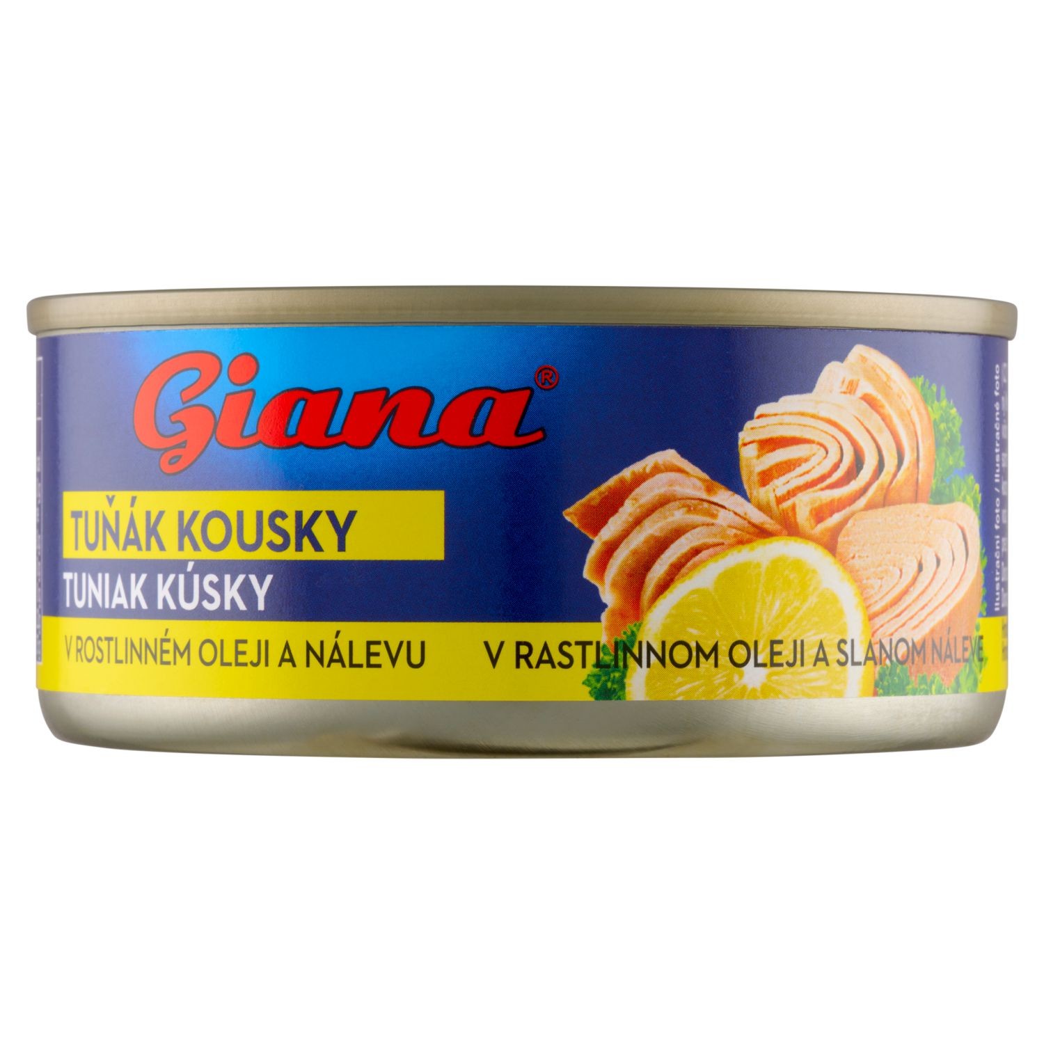 Trvanlivé potraviny - Giana Tuňák kousky v rostlinném oleji 170g