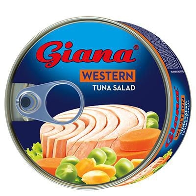 Trvanlivé potraviny - Giana Western tuňákový salát 185g