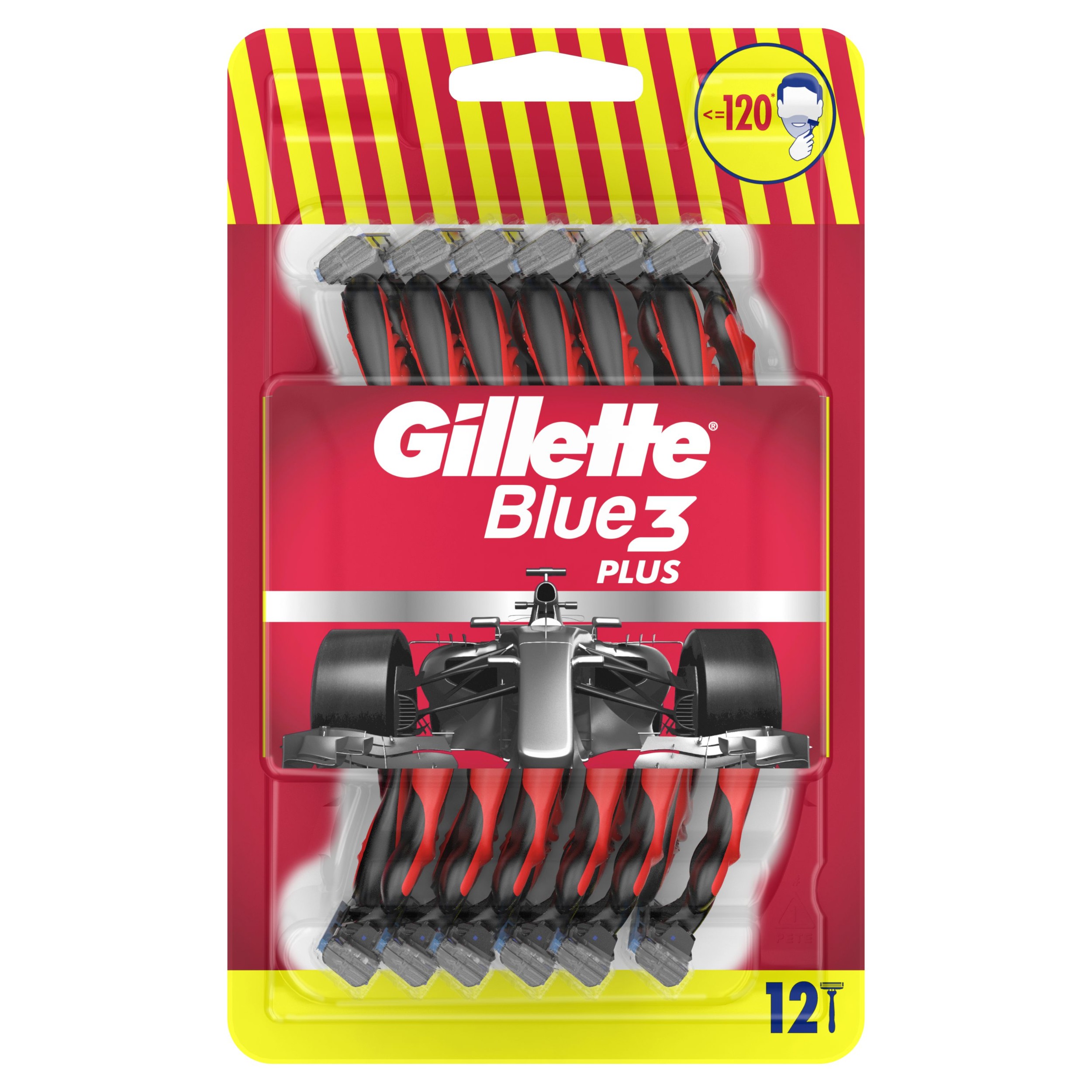 Drogerie a kosmetika - Gillette Blue 3 Pohotové Hol 12ks