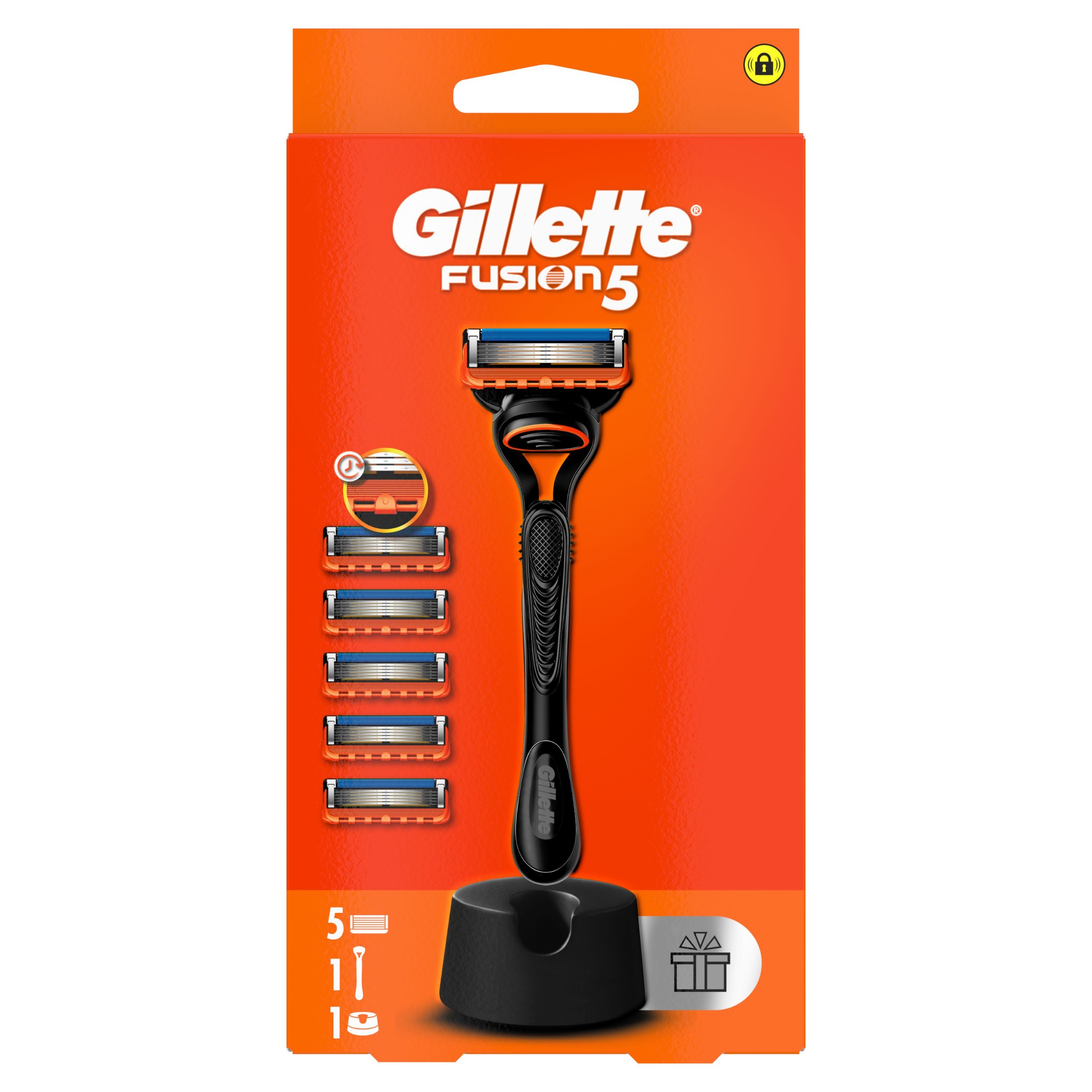 Drogerie a kosmetika - Gillette Fusion5 holící strojek + 5 hlavic