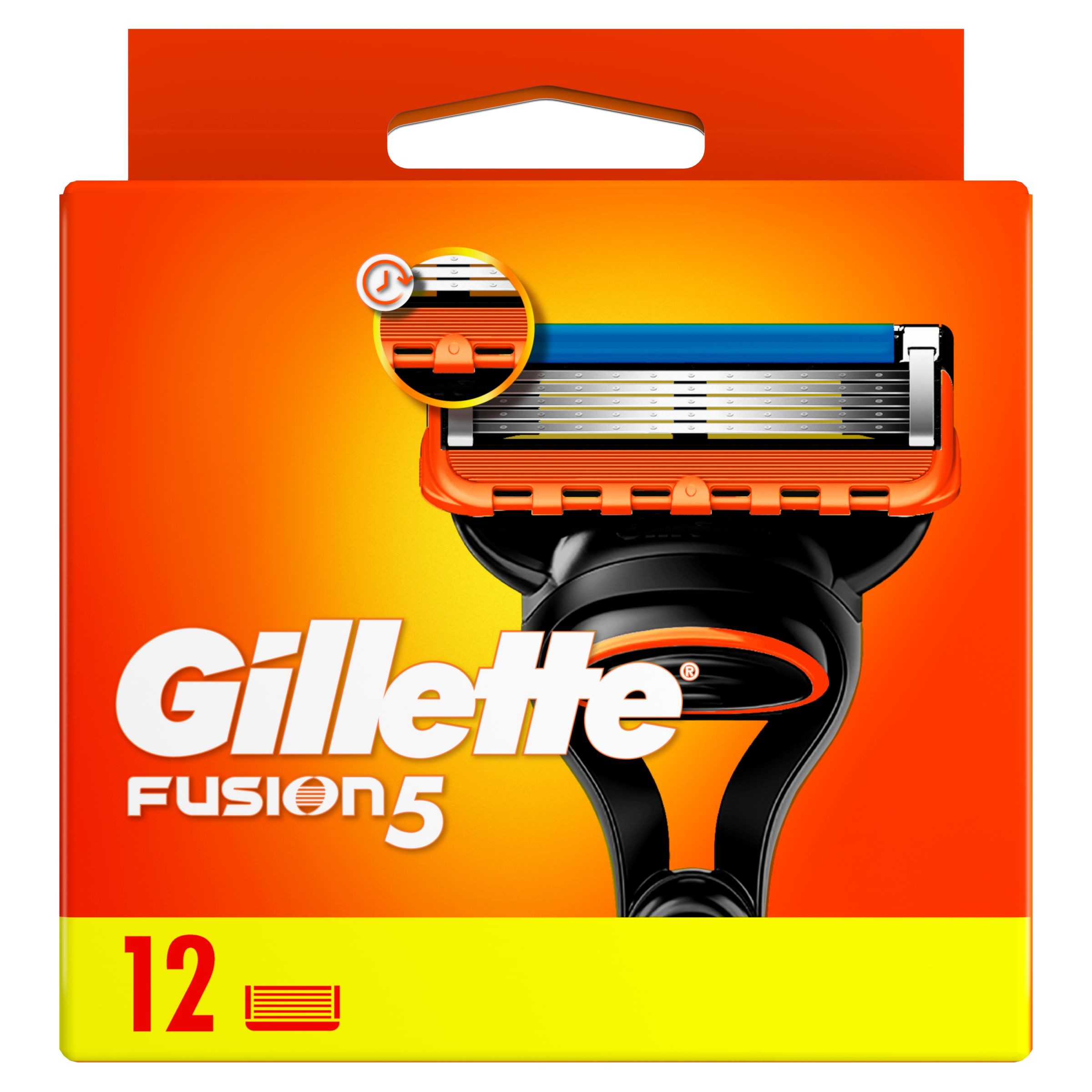 Drogerie a kosmetika - Gillette Fusion5 Náhradní holicí hlavice pro muže 12 ks