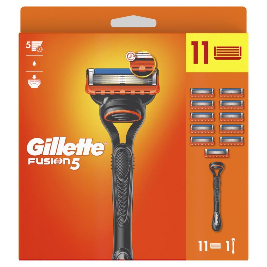 Drogerie a kosmetika - Gillette Fusion5 Pánský holicí strojek + 11 Náhradních hlavic