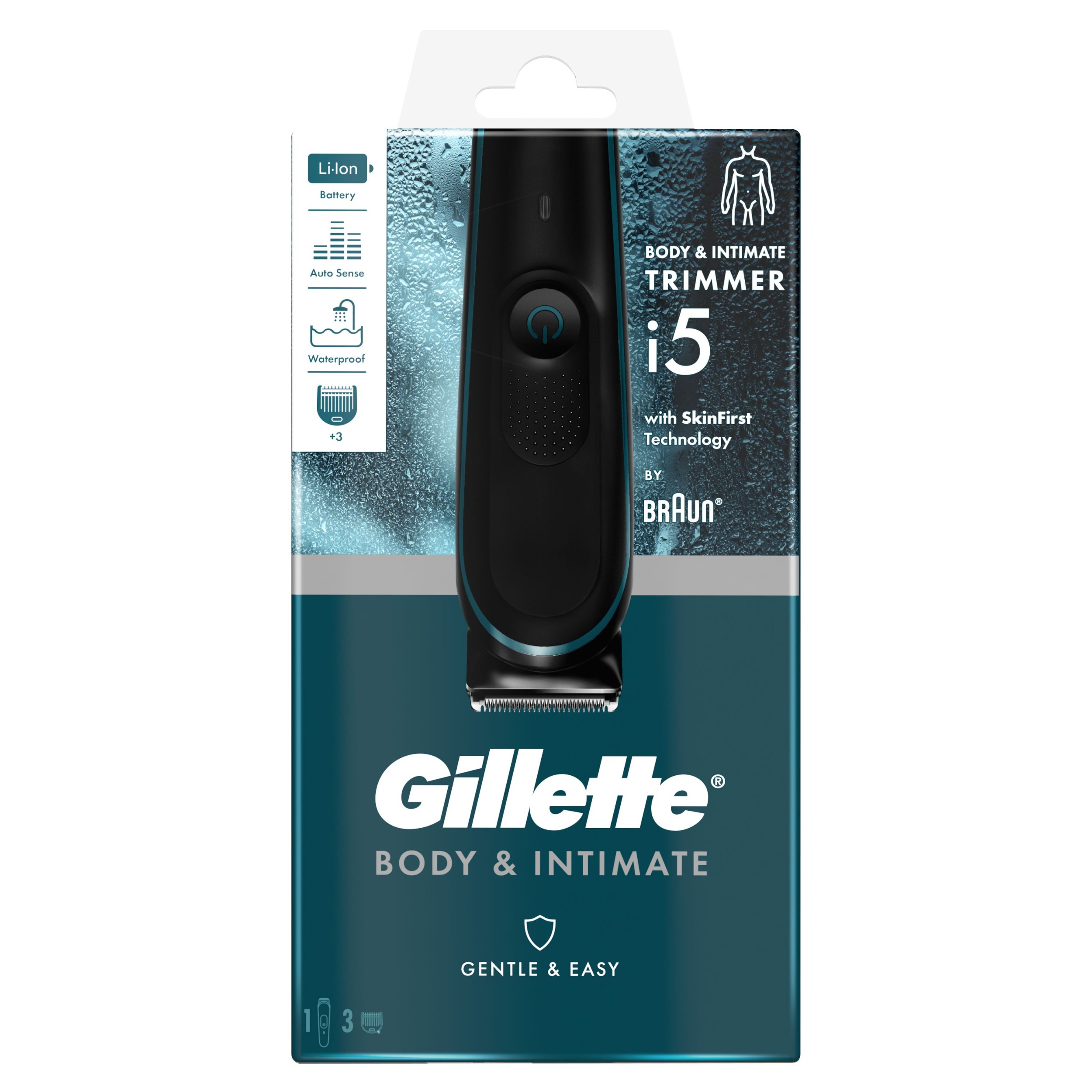Drogerie a kosmetika - Gillette Péče o Tělo BG5340 Black 1ks