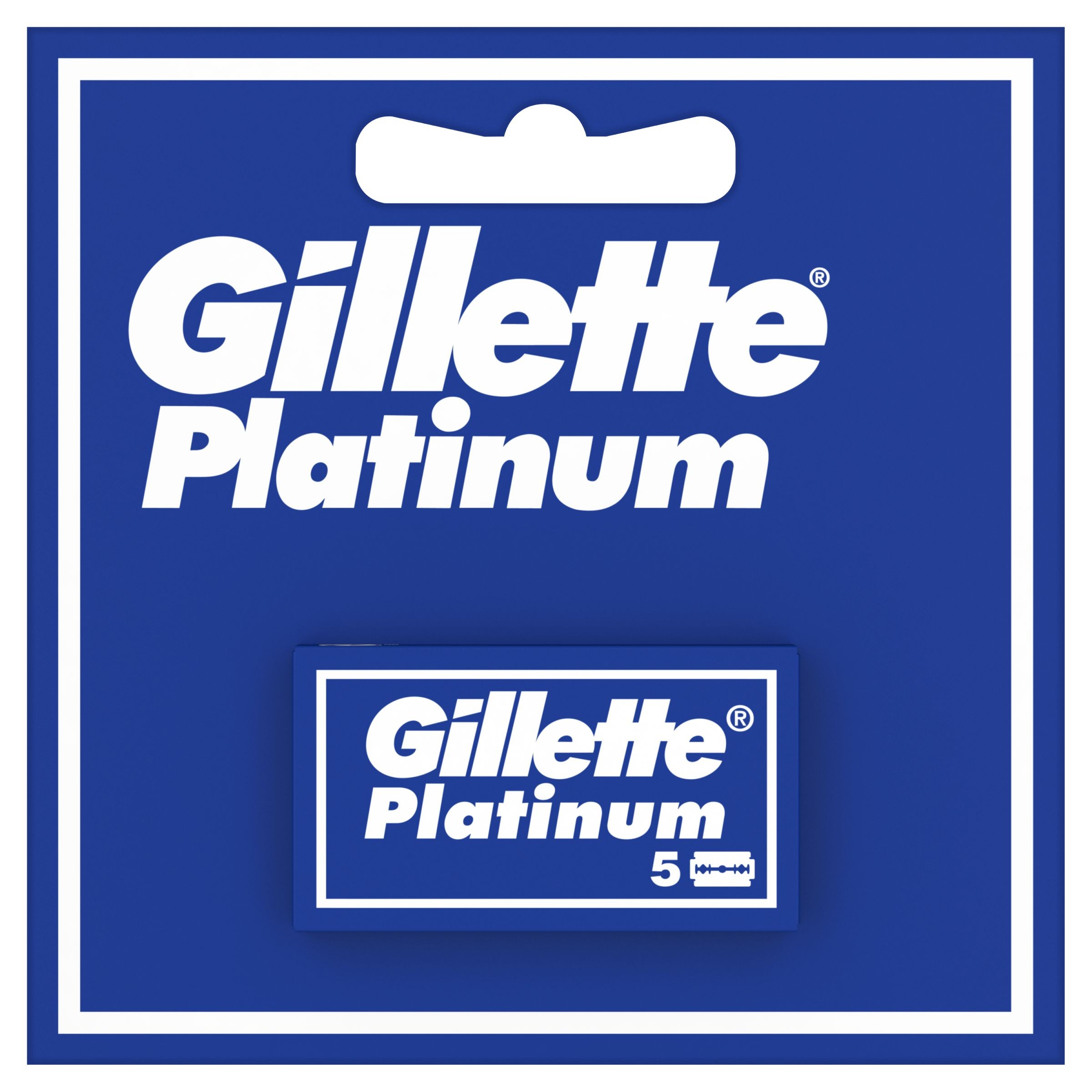 Drogerie a kosmetika - Gillette Platinum Žiletky do pánského holicího strojku 5 ks