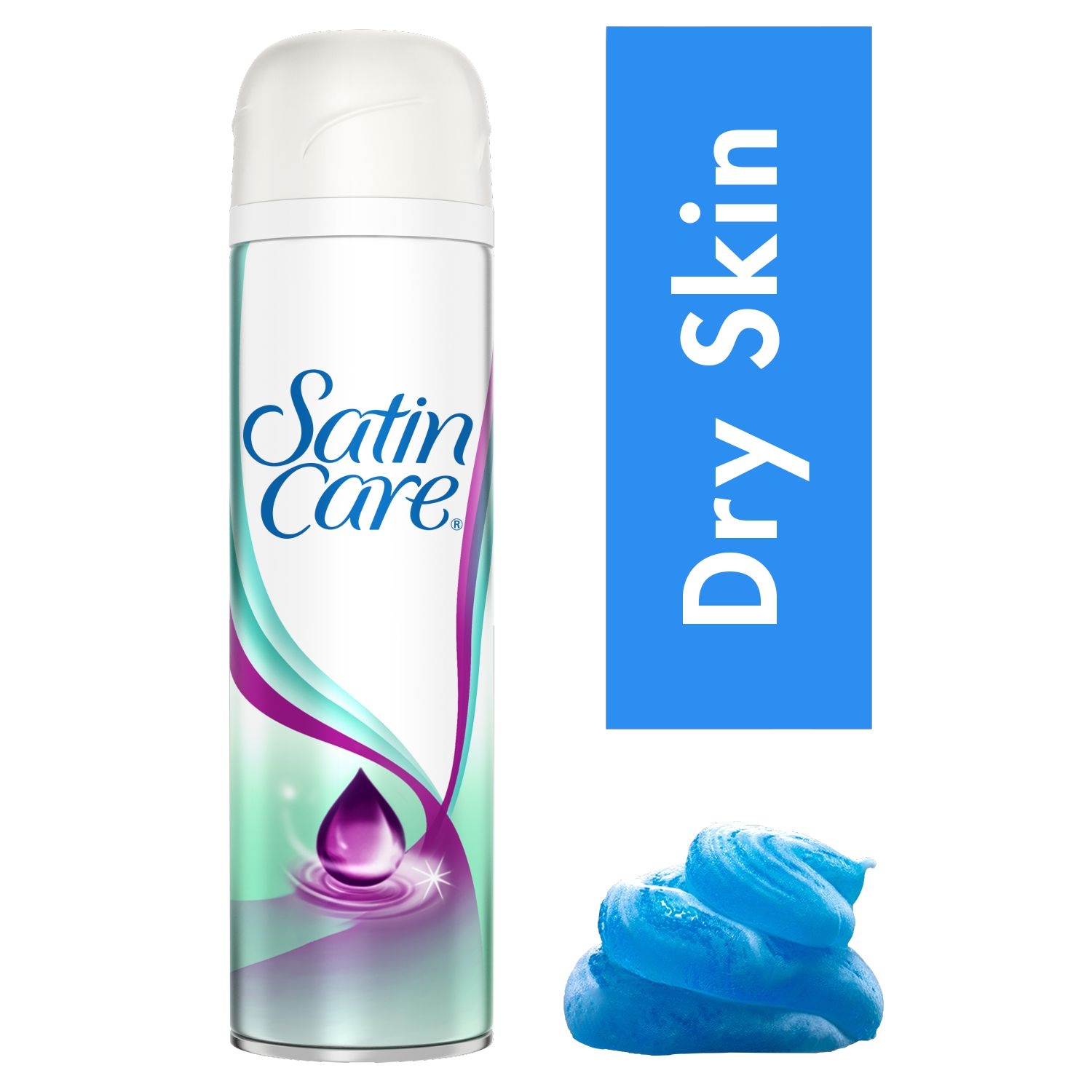 Drogerie a kosmetika - Gillette Satin Care Dámský gel na holení Shea Butter Silk 200 ml