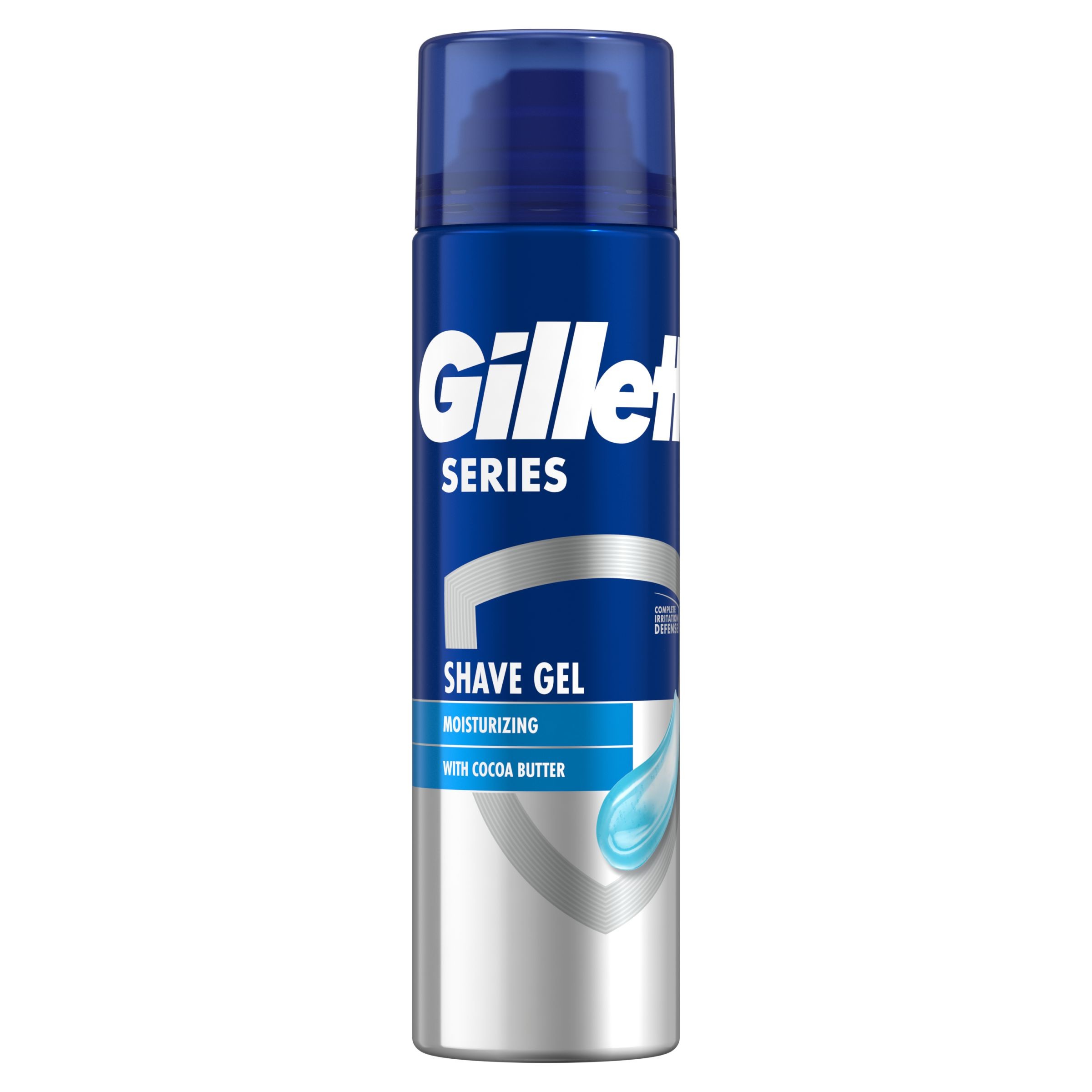 Drogerie a kosmetika - Gillette Series Hydratační gel na holení s kakaovým máslem 200 ml