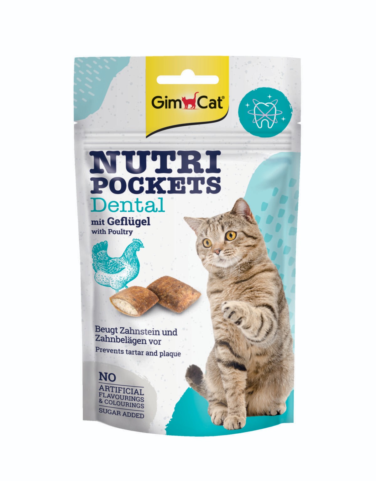 Svět zvířat - Gimcat Nutri Pockets dentalni 60 g