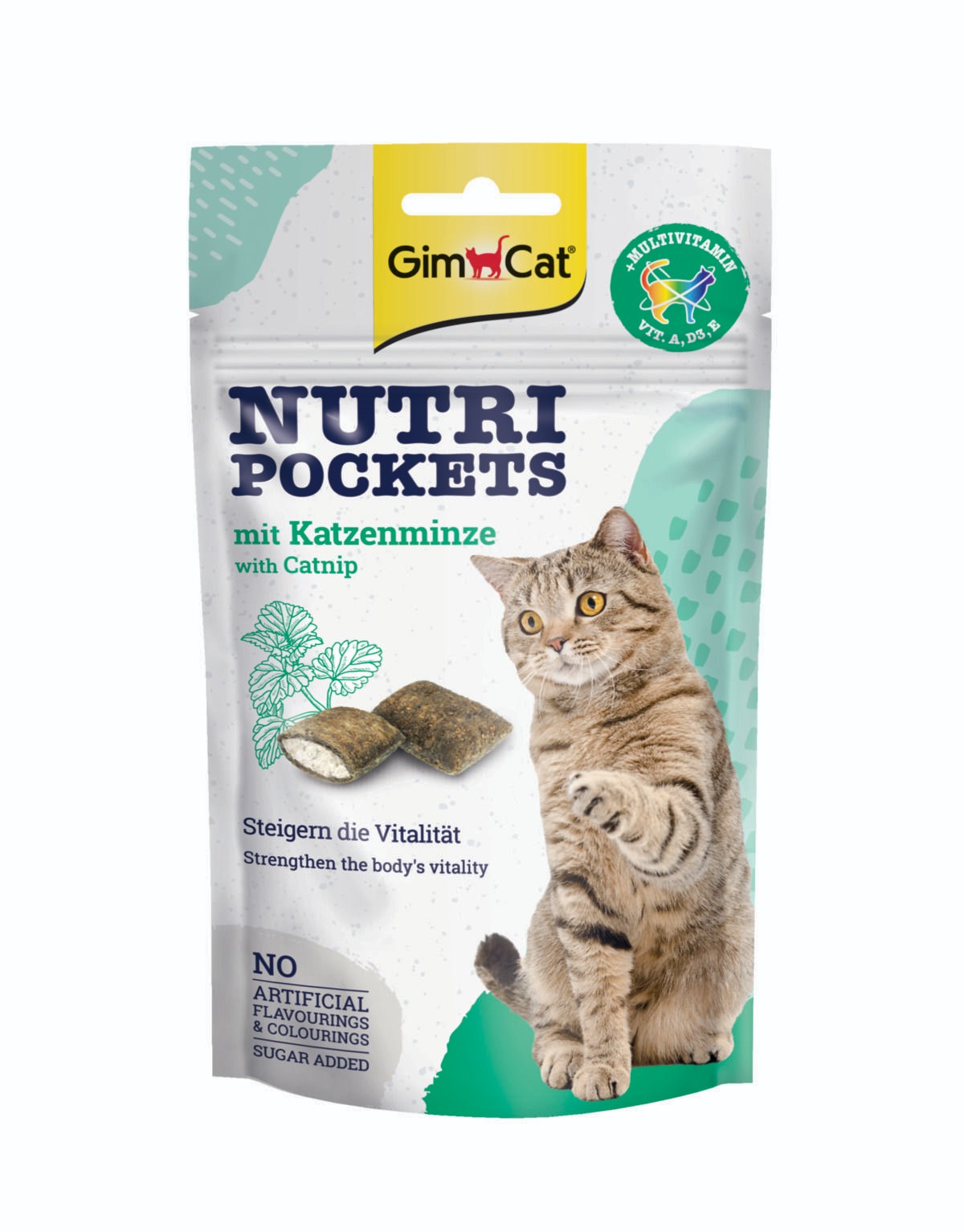 Svět zvířat - Gimcat Nutri Pockets s catnipem 60 g