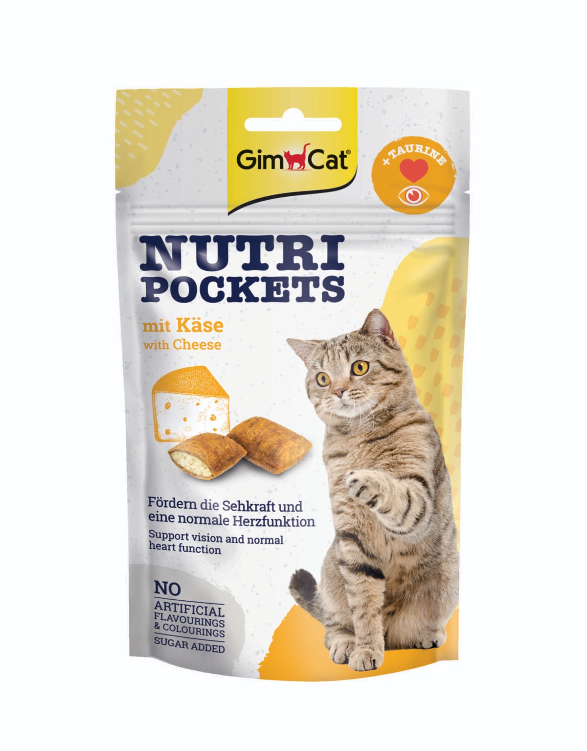 Svět zvířat - Gimcat Nutri Pockets se syrem 60 g