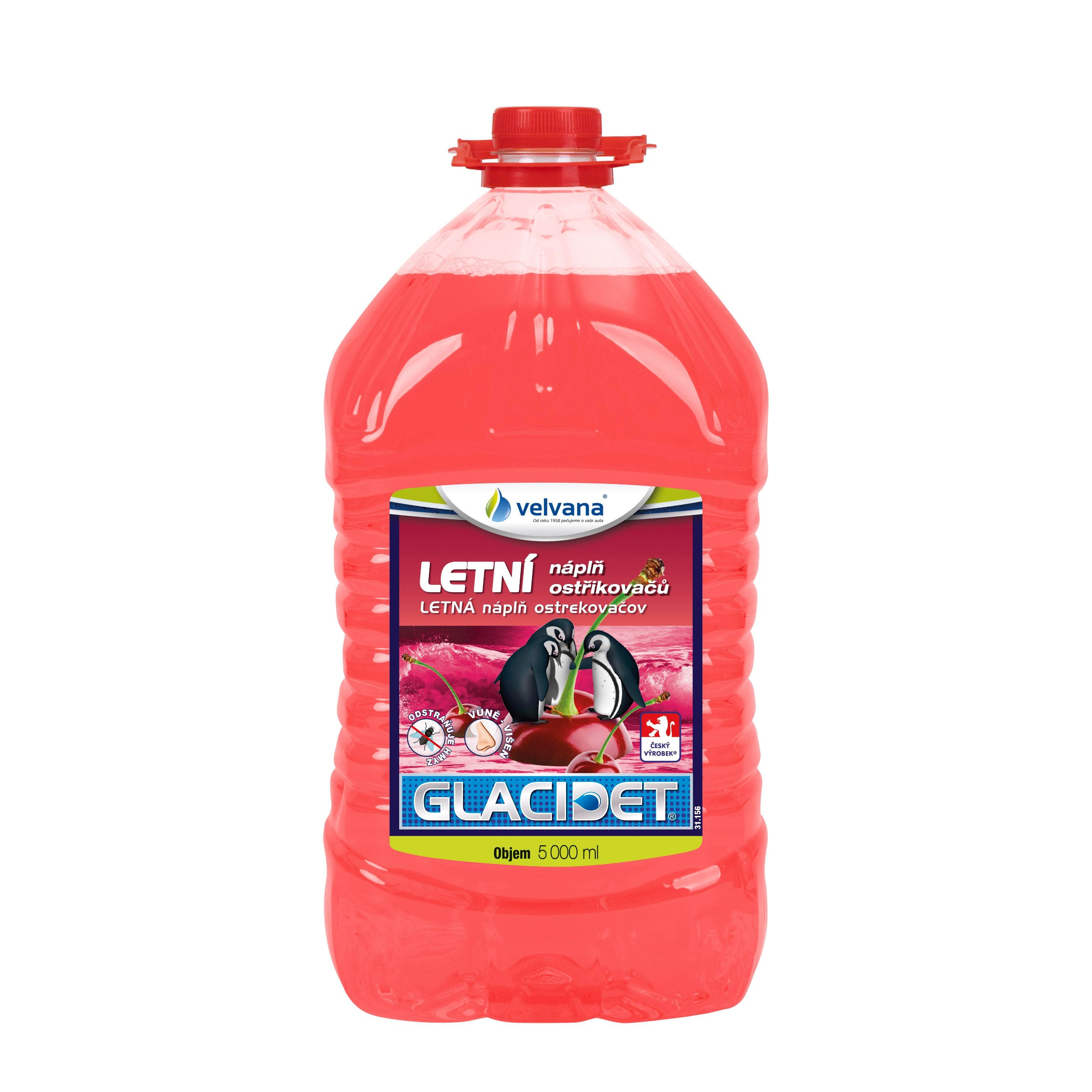 Glacidet Letní směs do ostřikovačů višeň PET 5 l