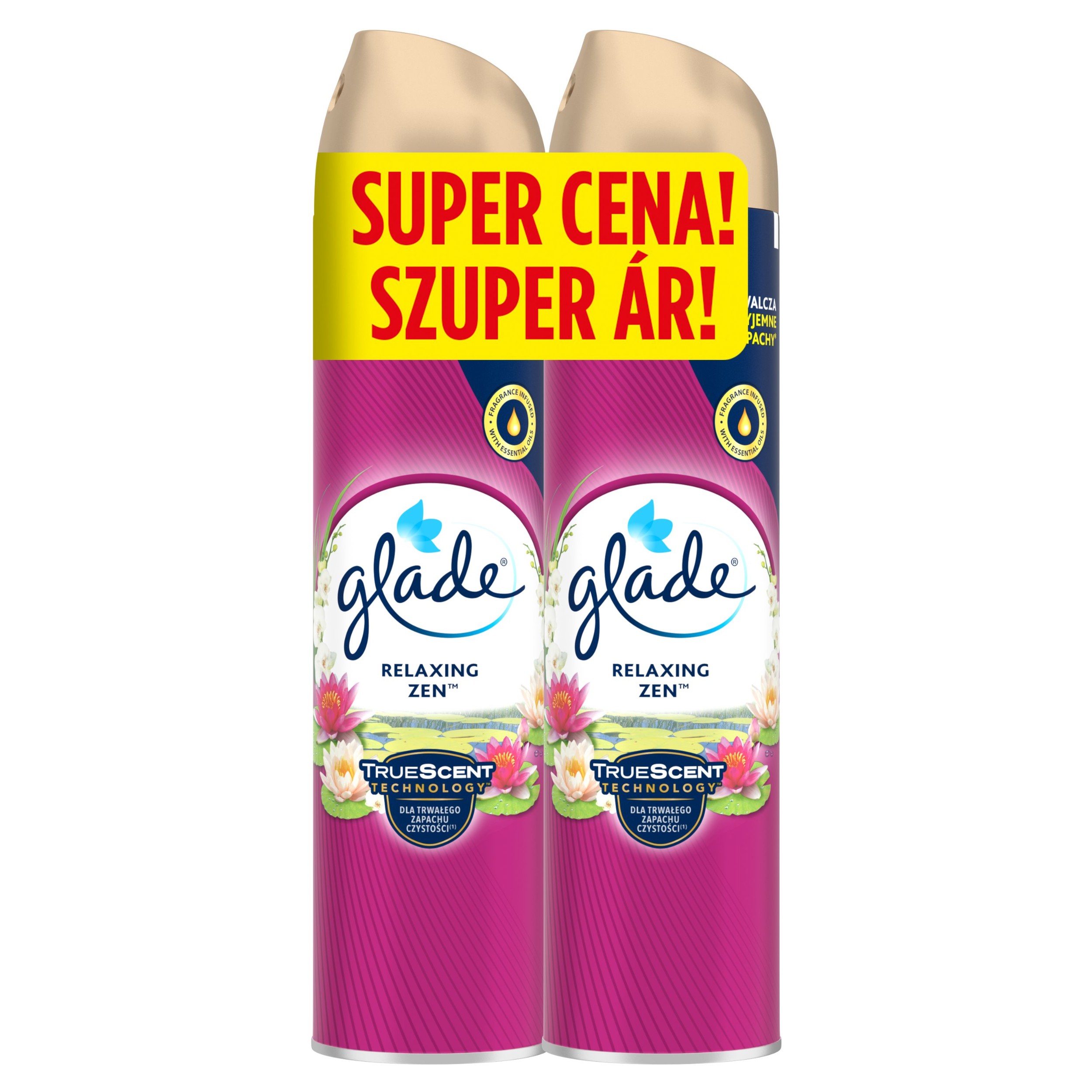 Drogerie a kosmetika - Glade Aerosol Santalové dřevo z Bali duopack 2x300ml