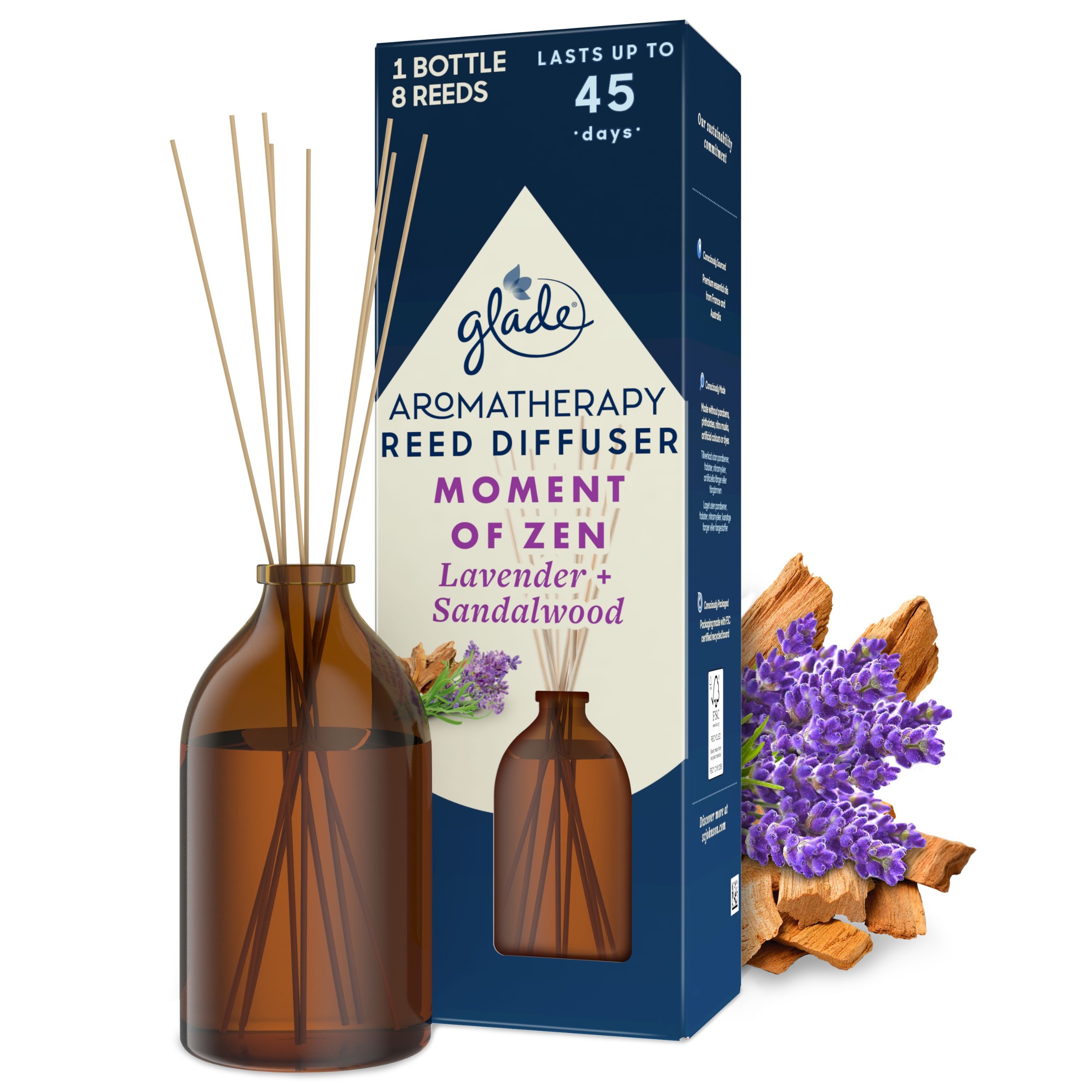 Glade Aroma Reeds Moment of Zen 80 ml-0