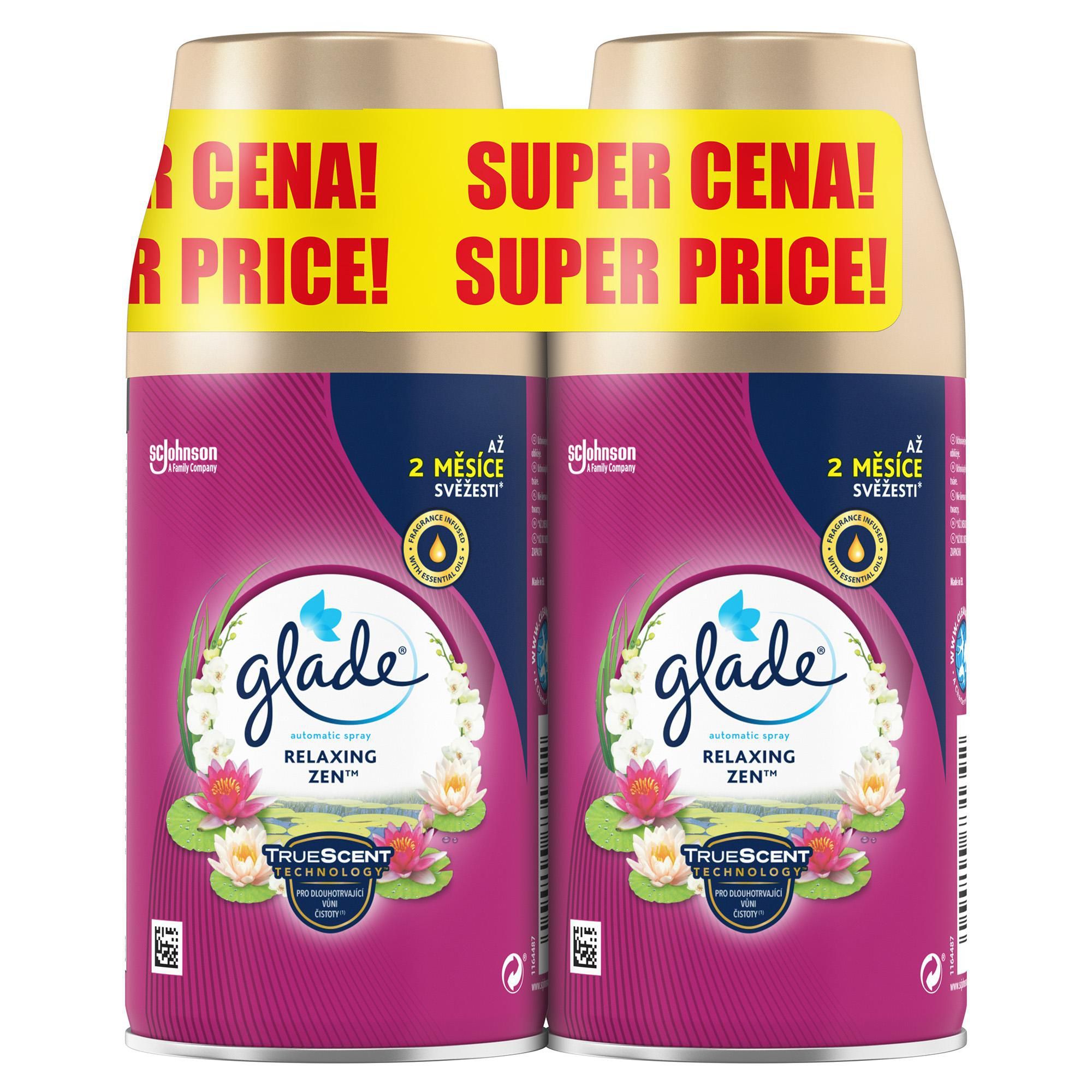 Domácnost a Zahrada - Glade Automatic Relaxing Zen duonáplň 2x269 ml
