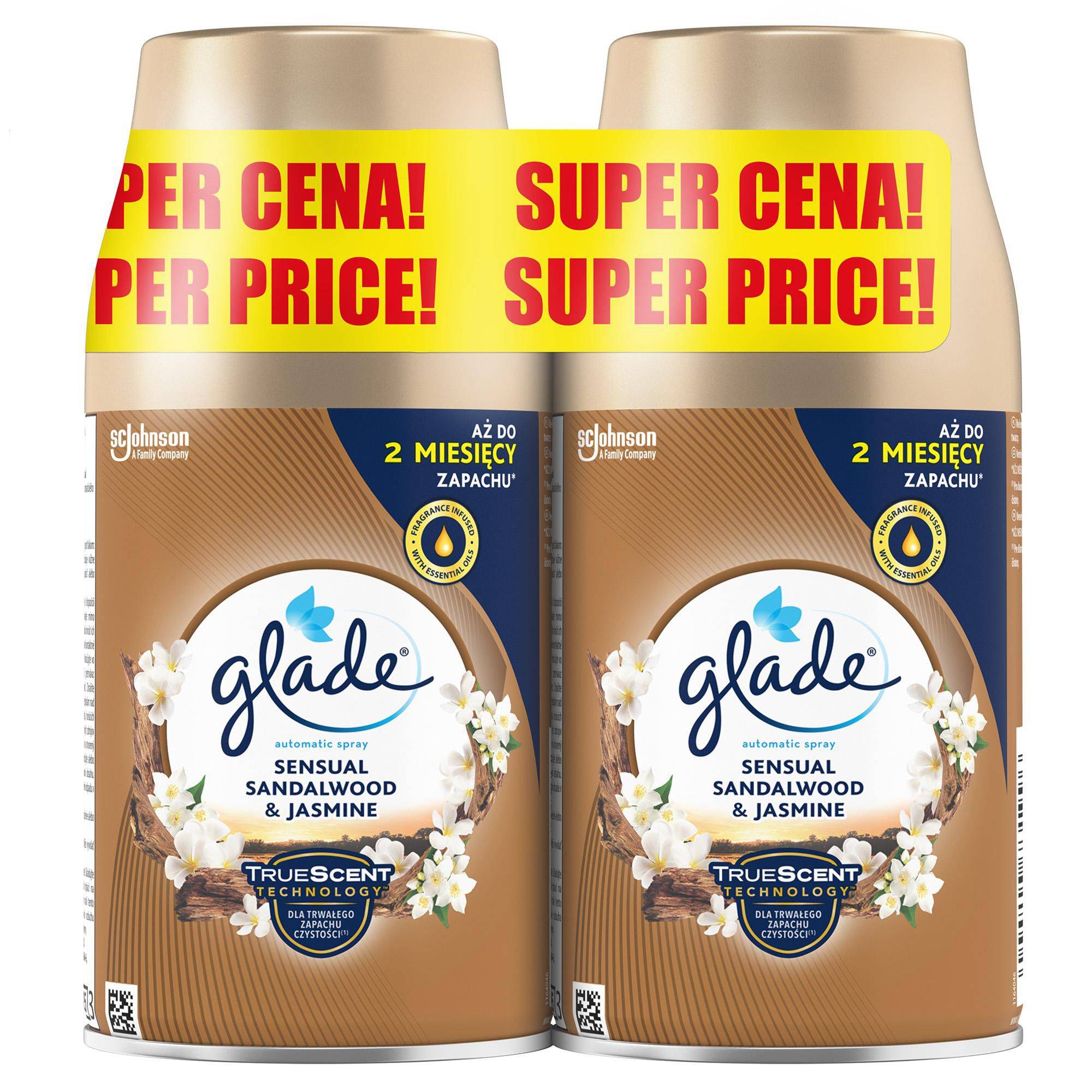 Drogerie a kosmetika - Glade Automatic Sandalwood duonáplň 2x269 ml