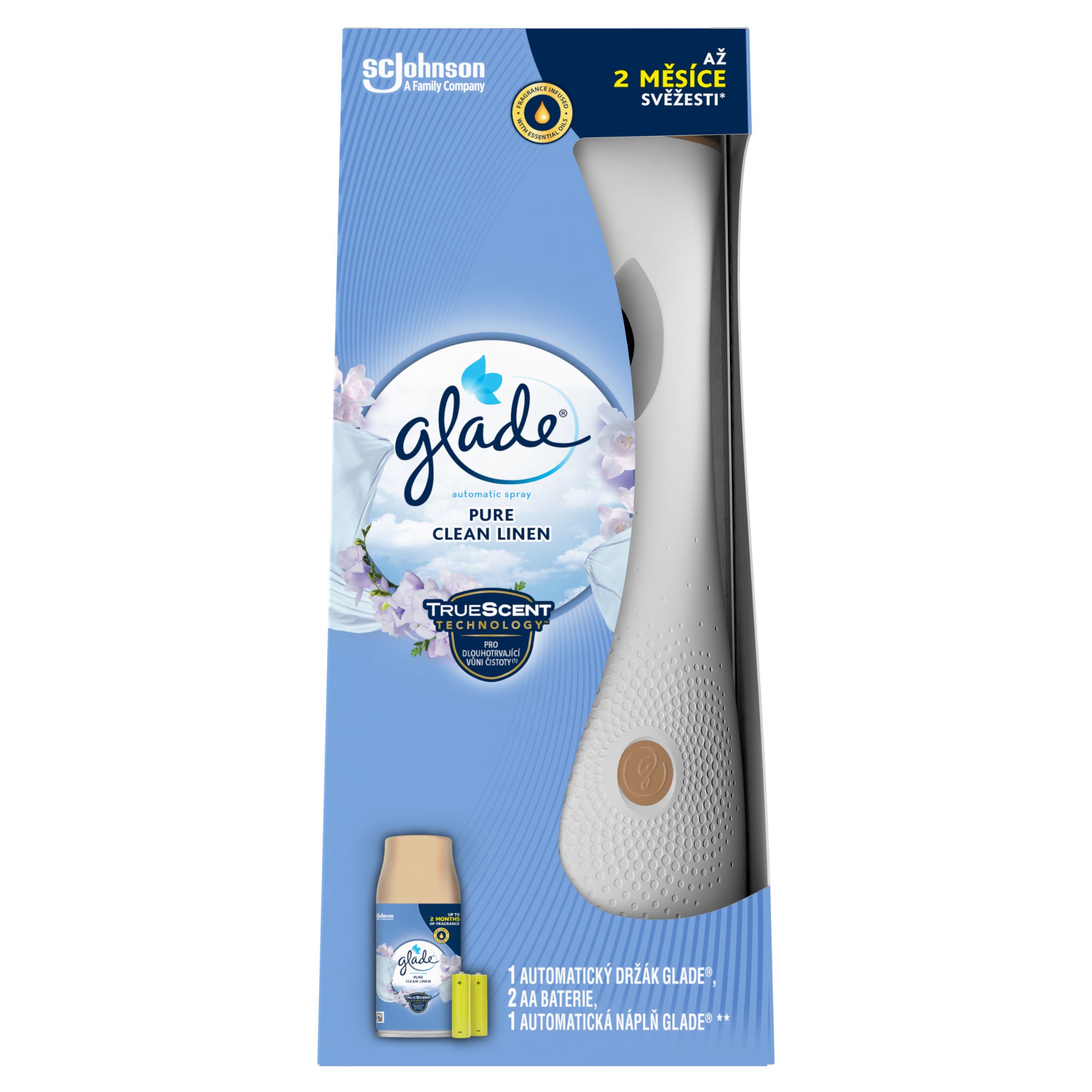 Drogerie a kosmetika - Glade Automatic Spray vůně čistoty 269 ml