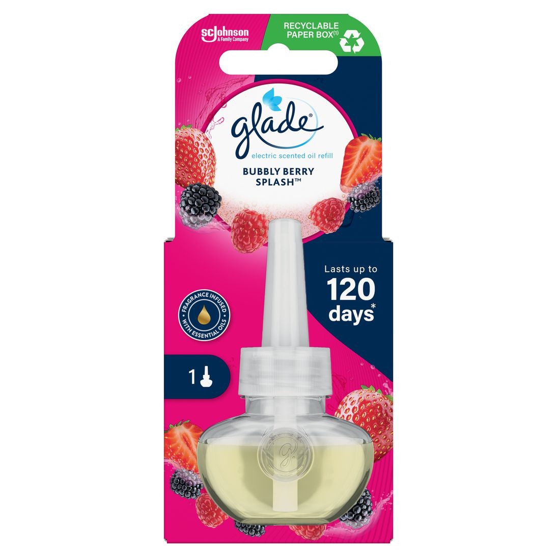 Domácnost a Zahrada - Glade Electric Bubbly Berry náplň 20ml