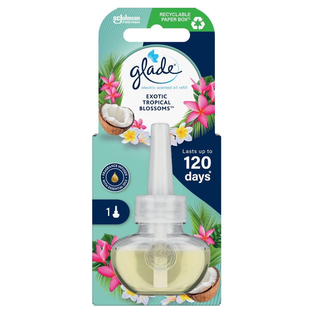 Domácnost a Zahrada - Glade Electric Tropical Blossoms náplň 20ml