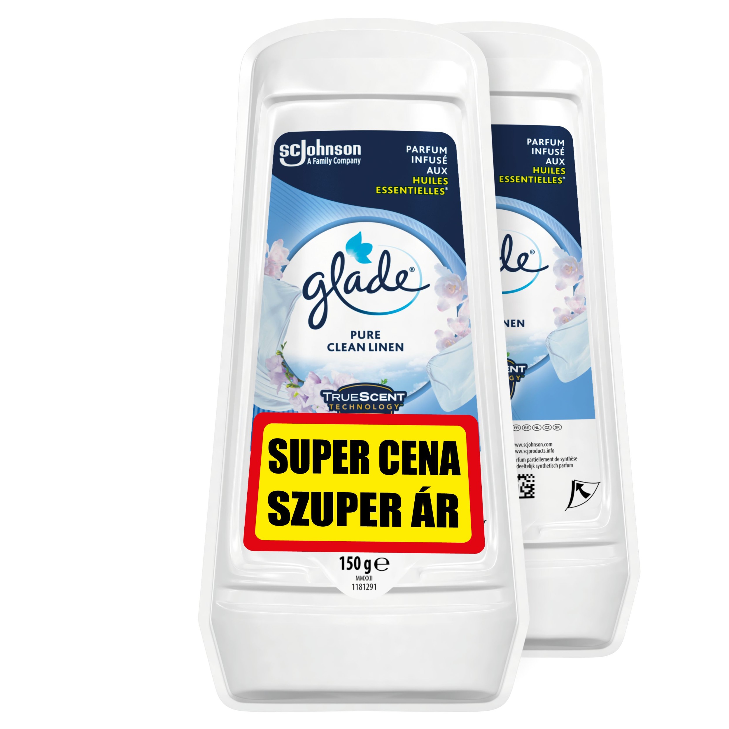Domácnost a Zahrada - Glade Gel Vůně čistoty duopack 2x150 ml