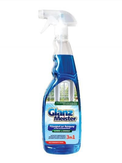 Drogerie a kosmetika - GlanzMeister čistič skel Blue 1000ml