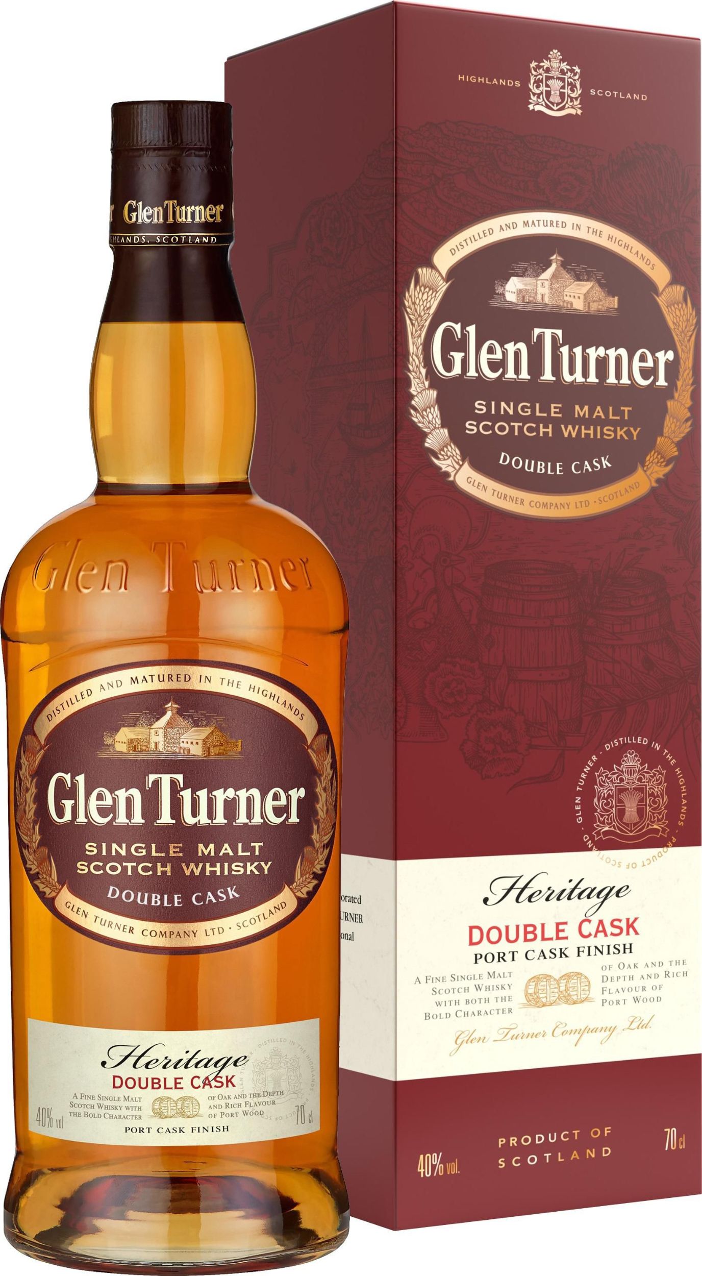Nápoje - Glen Turner Single Malt Scotch Whisky 0,7l