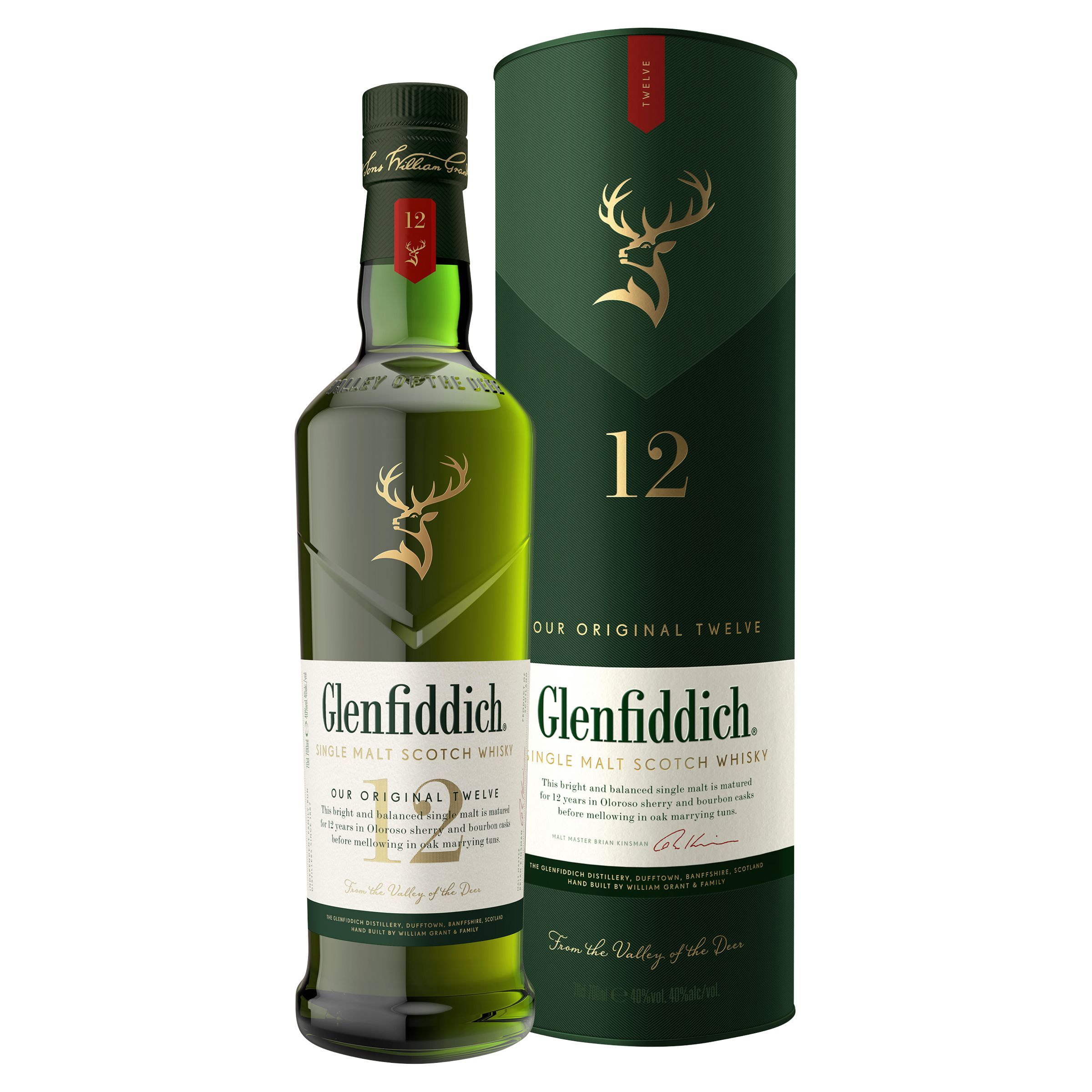 Glenfiddich 12 Years Old whisky 700 ml-1