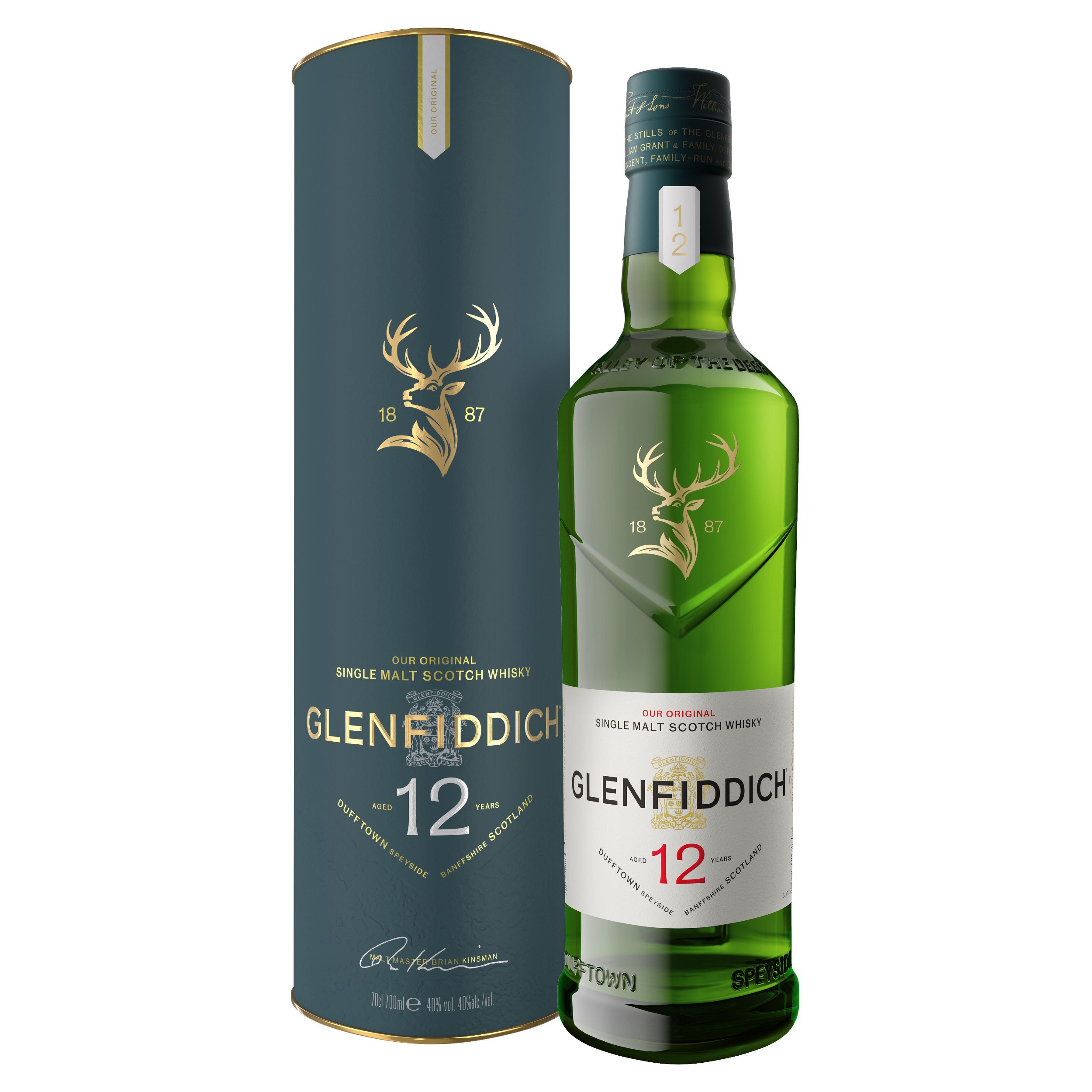 Nápoje - Glenfiddich 12 Years Old whisky 700 ml